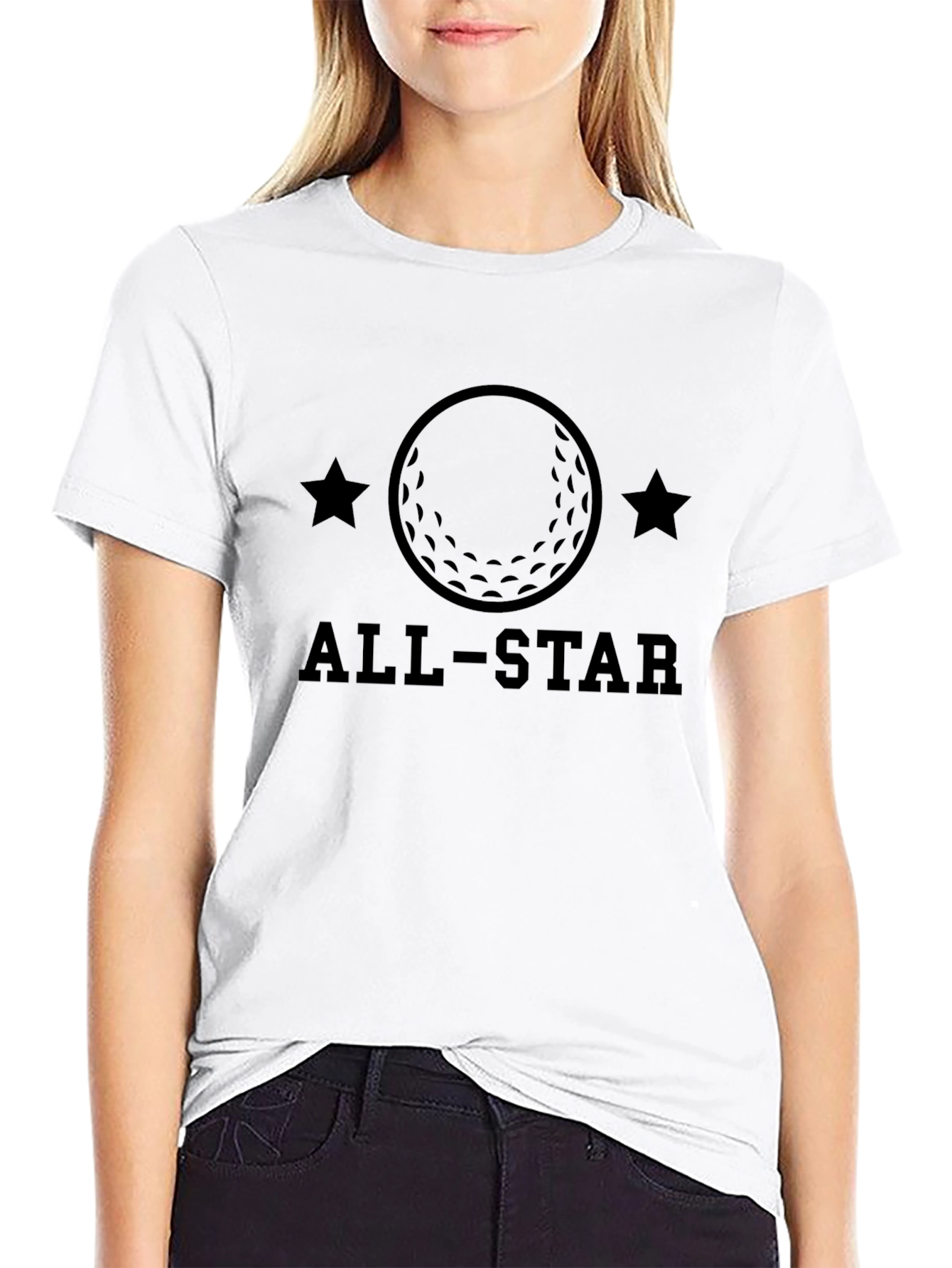 All-Star Golf Ball Graphic T-Shirt