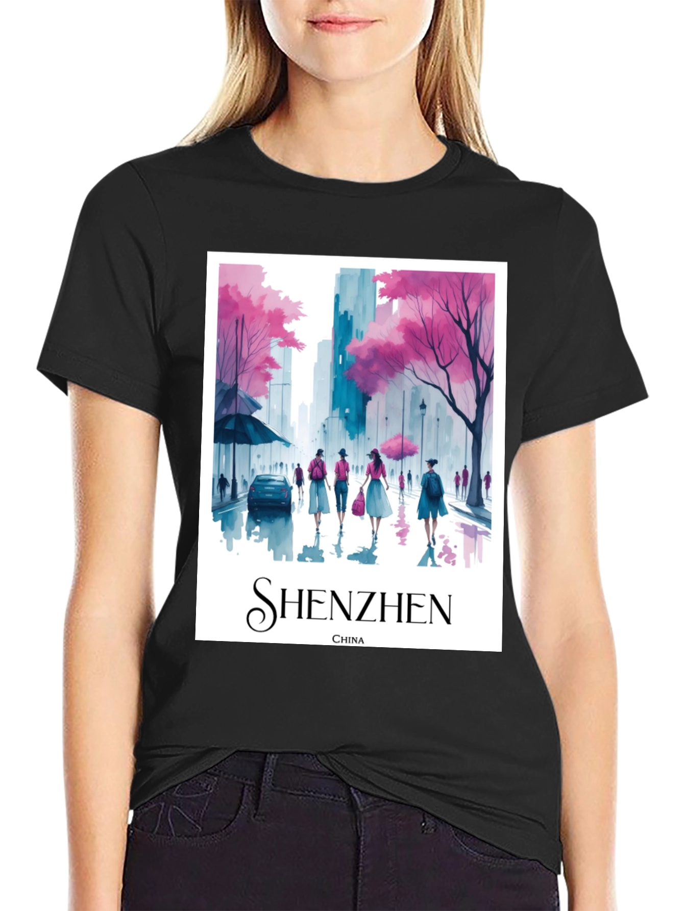 Shenzhen China Art T-Shirt