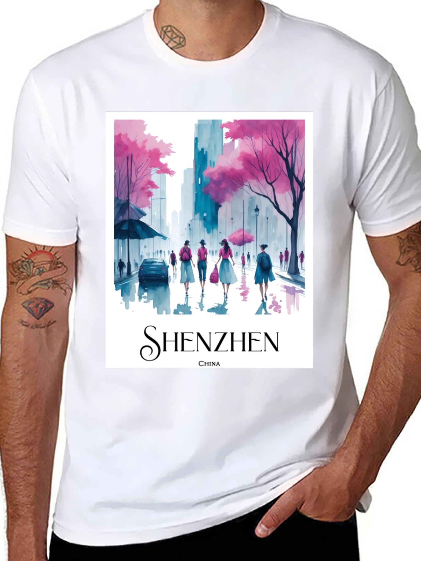 Shenzhen China Art T-Shirt