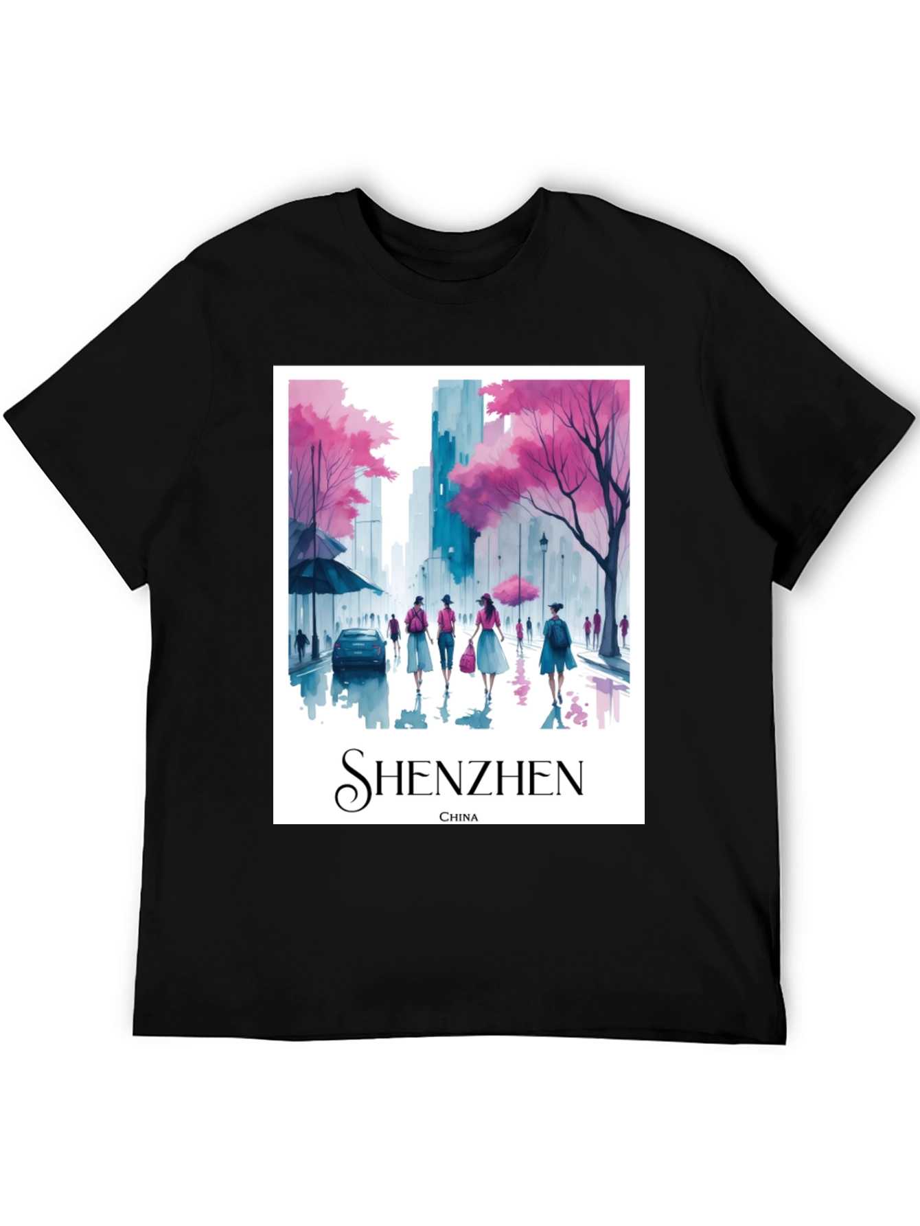 Shenzhen China Art T-Shirt