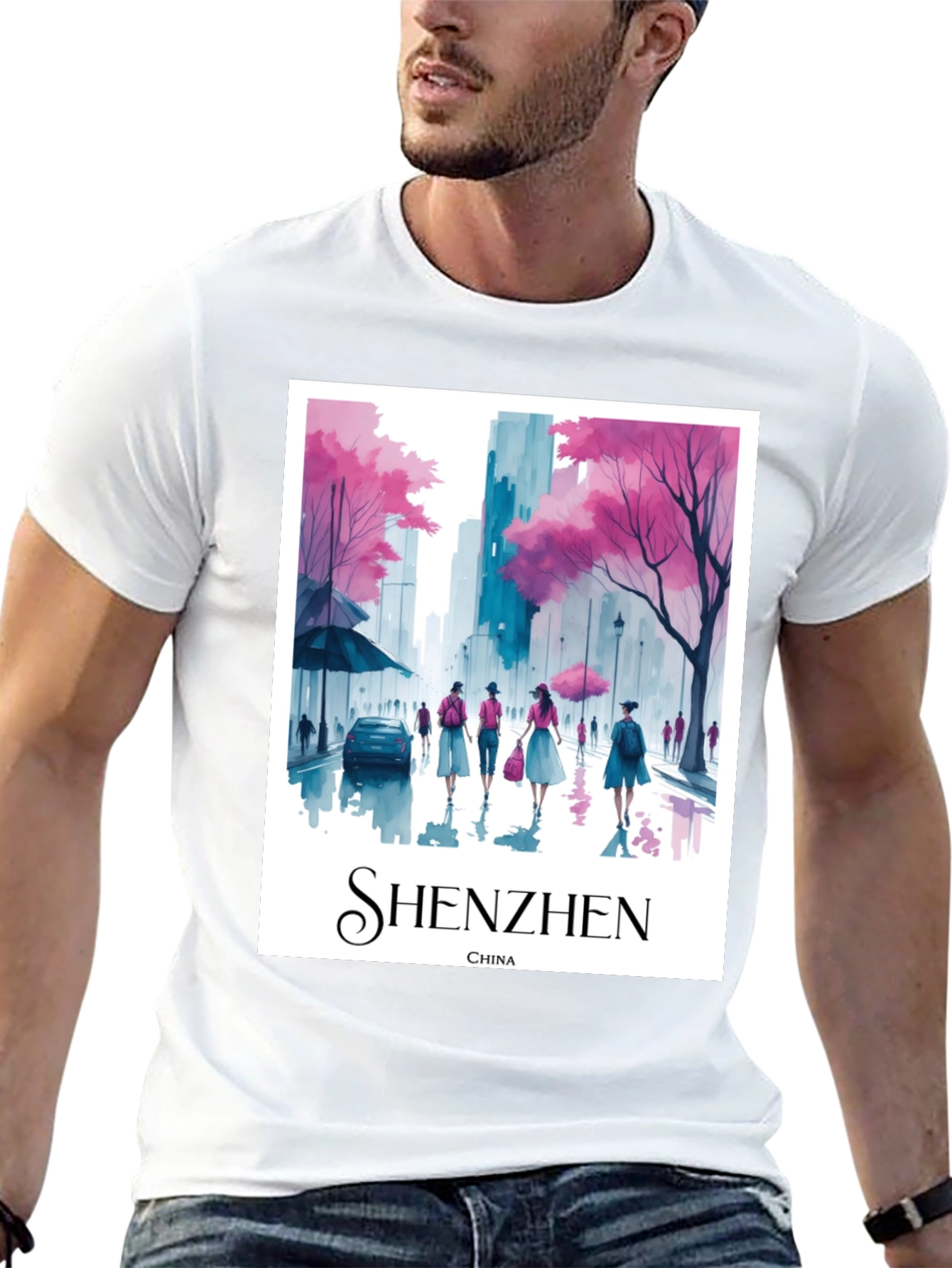 Shenzhen China Art T-Shirt