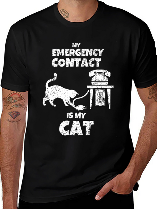 My Emergency Contact is My Cat T-Shirt