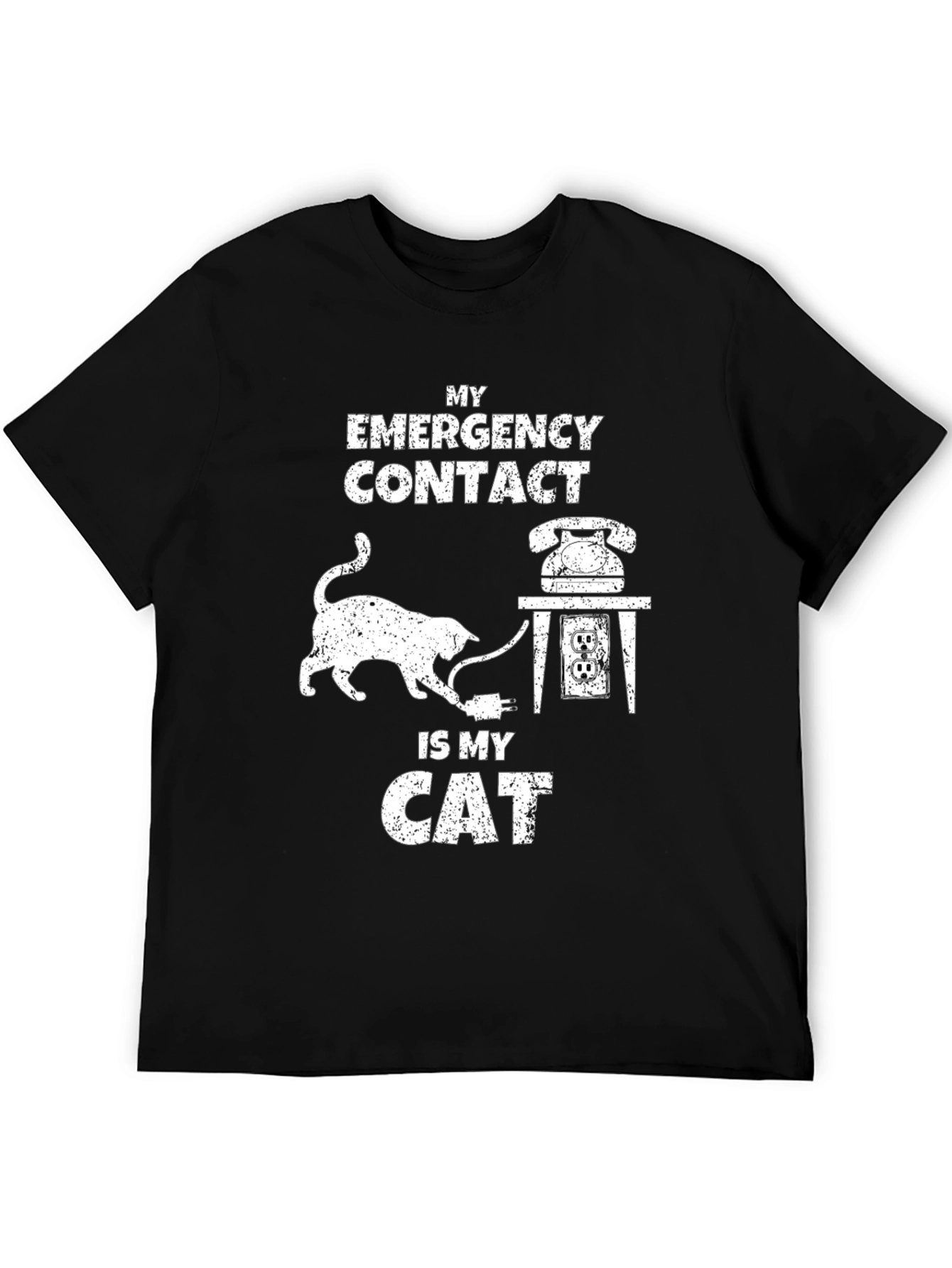 My Emergency Contact is My Cat T-Shirt