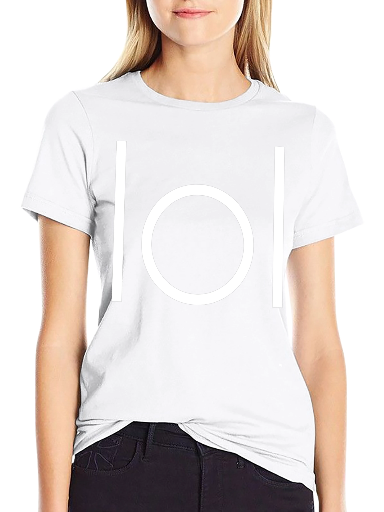 Minimalist LOL Symbol Black T-Shirt