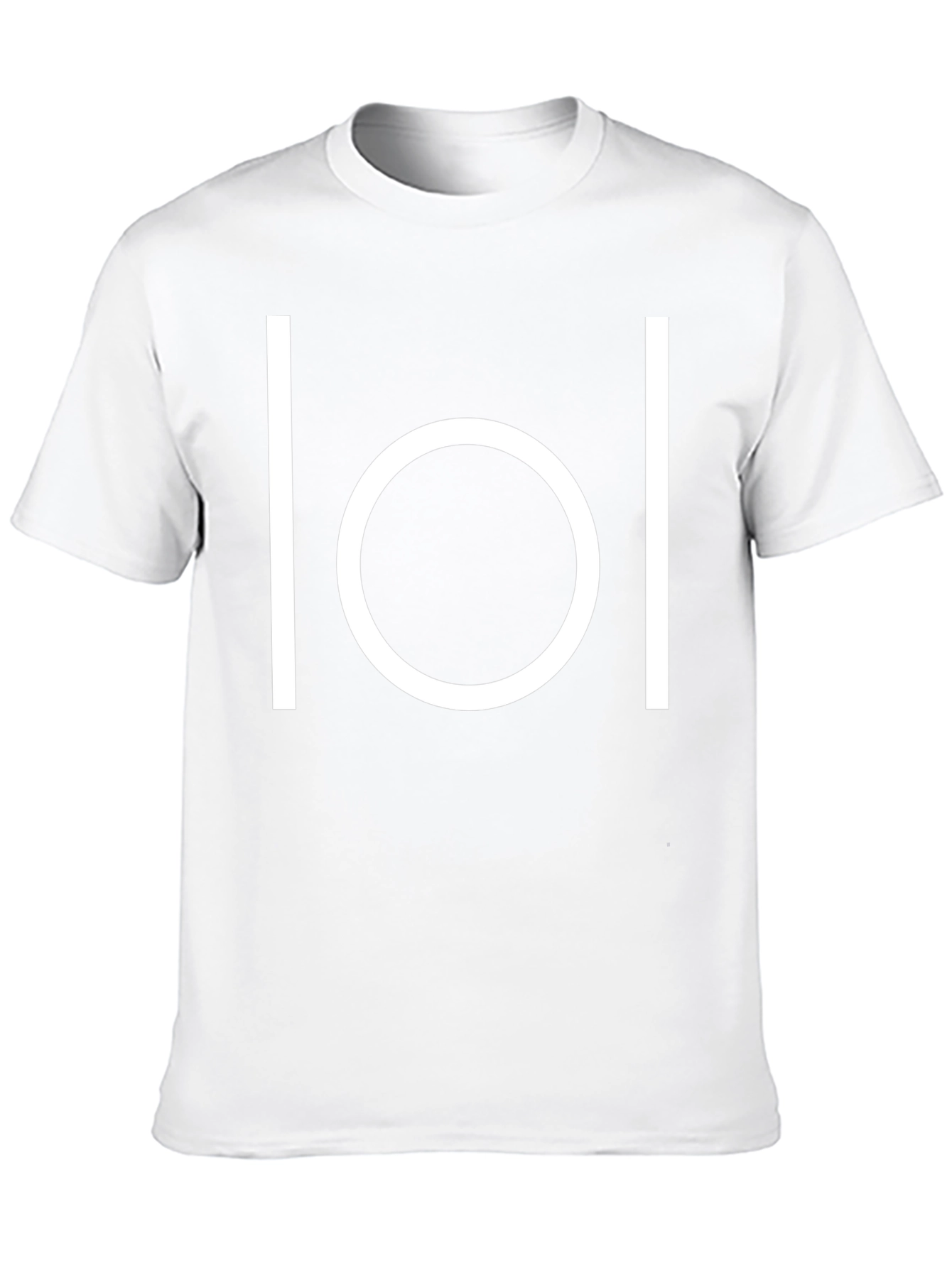 Minimalist LOL Symbol Black T-Shirt