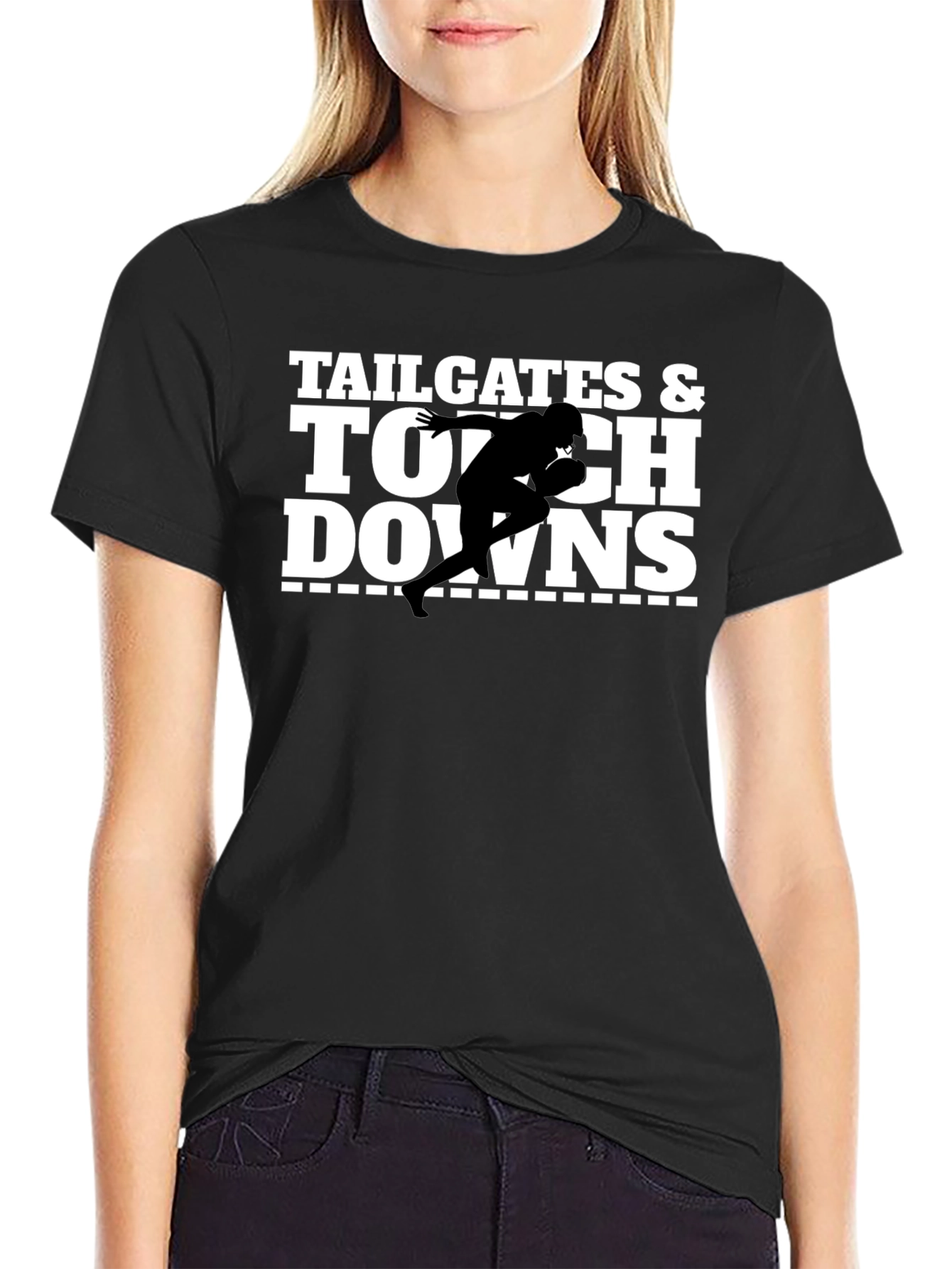 Tailgates & Touchdowns Football Graphic T-Shirt