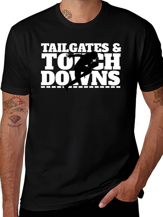 Tailgates & Touchdowns Football Graphic T-Shirt