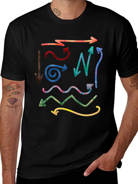 Arrow Graphic Black T-Shirt