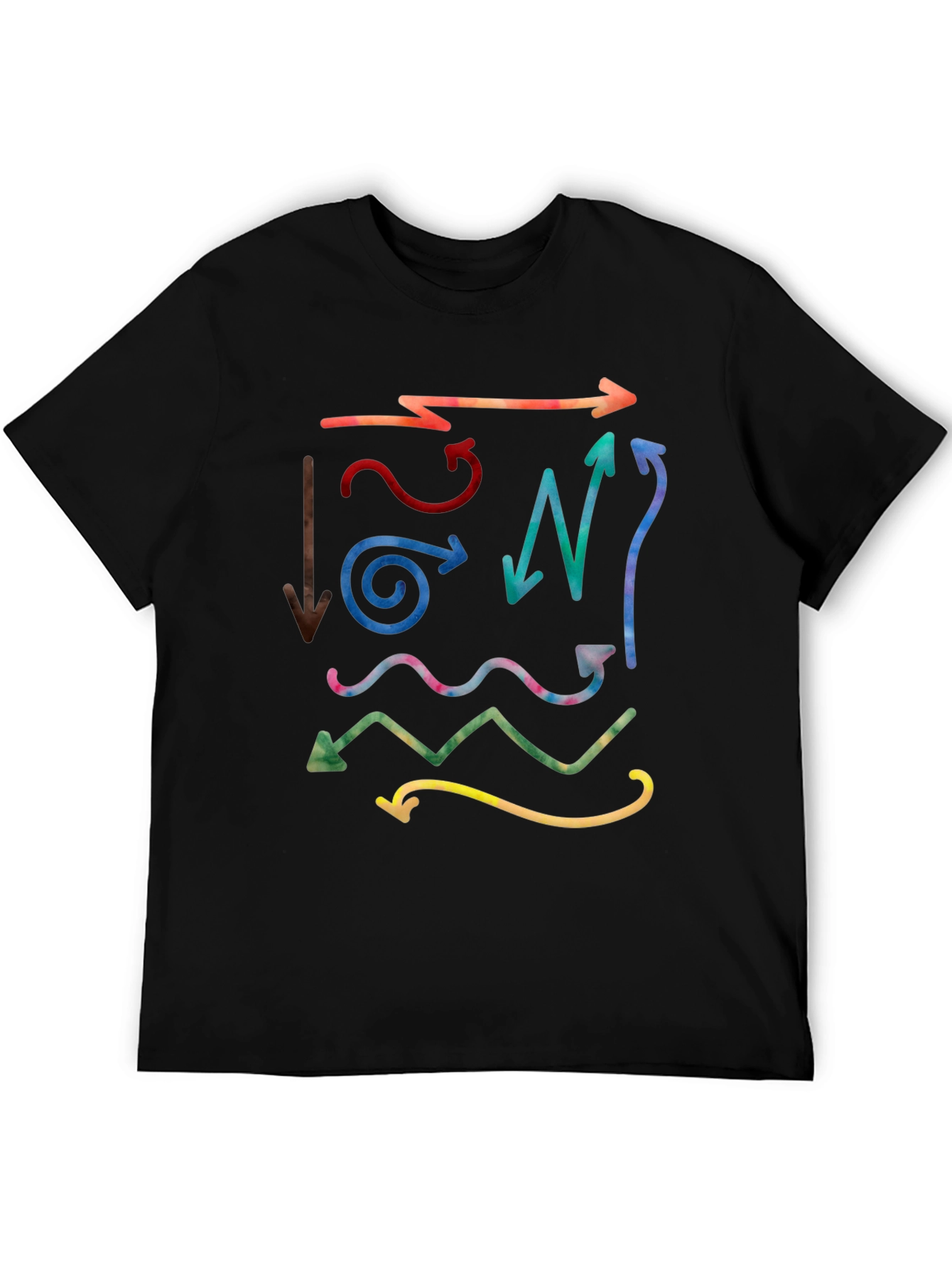 Arrow Graphic Black T-Shirt