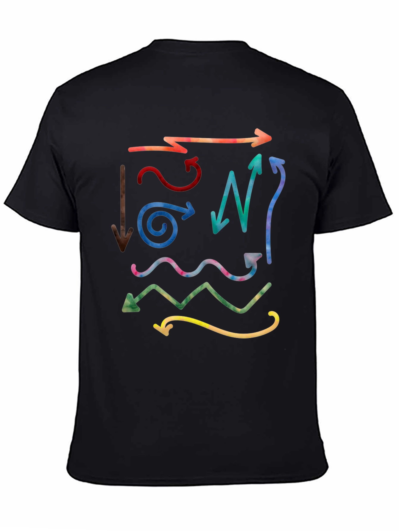 Arrow Graphic Black T-Shirt