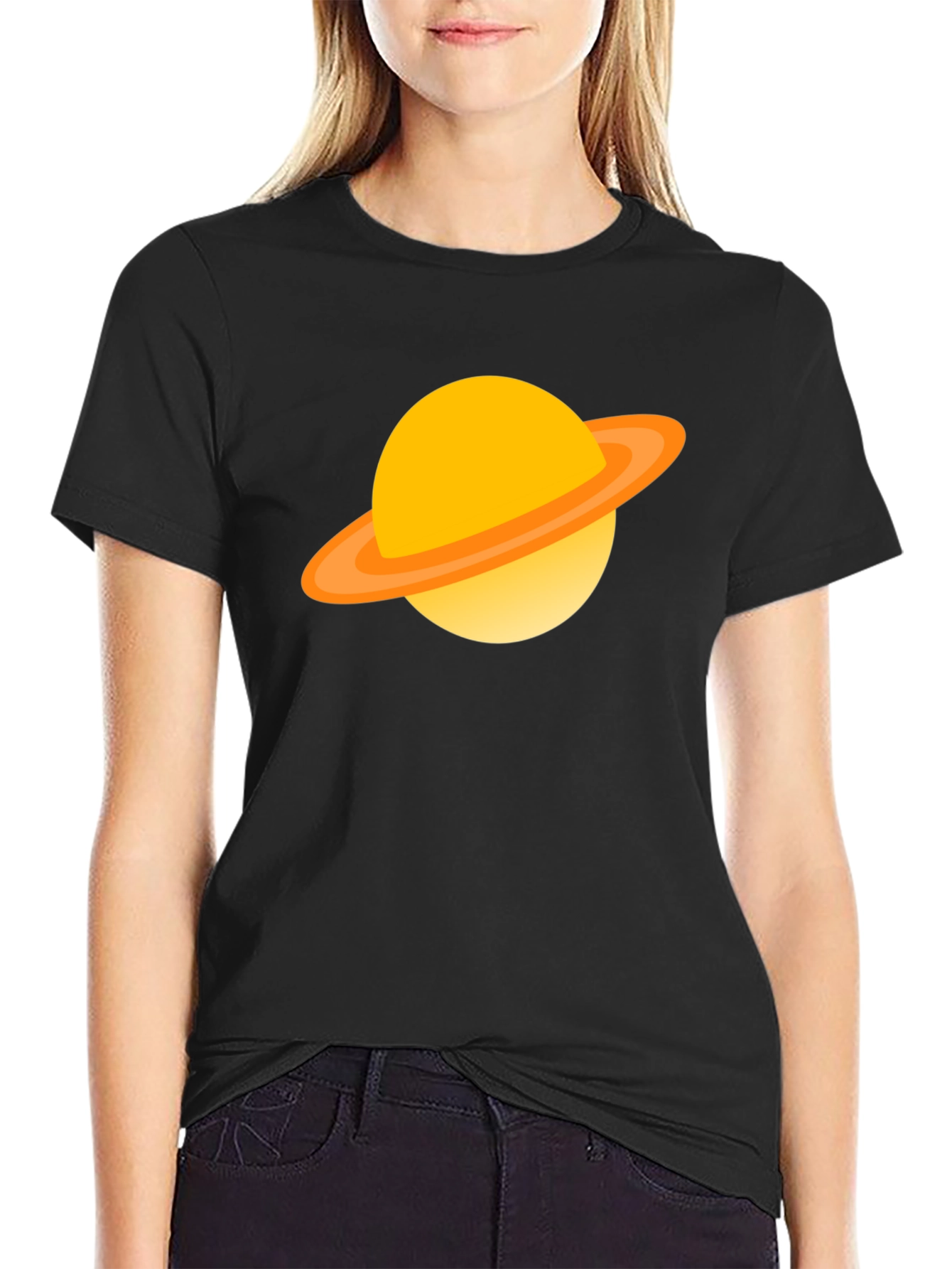 Saturn Graphic Tee - Cool Space T-Shirt