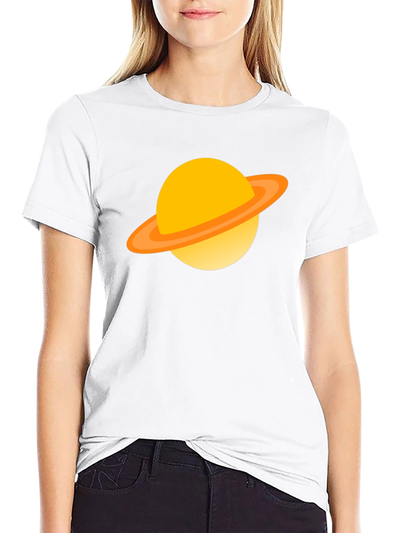 Saturn Graphic Tee - Cool Space T-Shirt