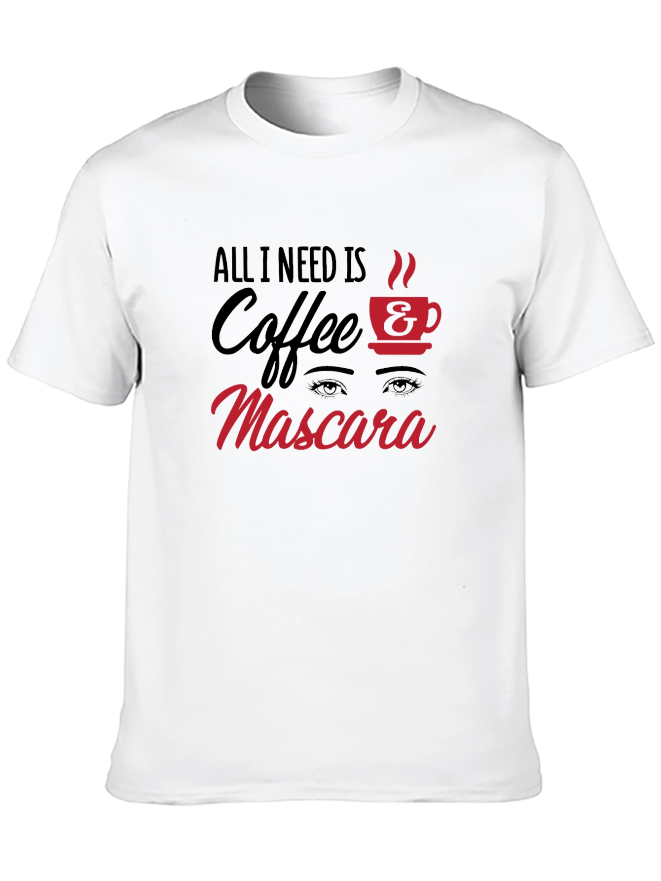 Coffee and Mascara Graphic T-Shirt