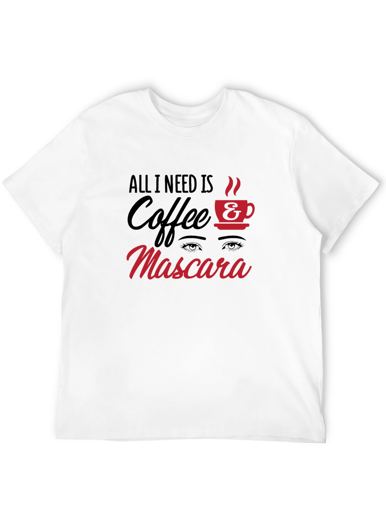 Coffee and Mascara Graphic T-Shirt