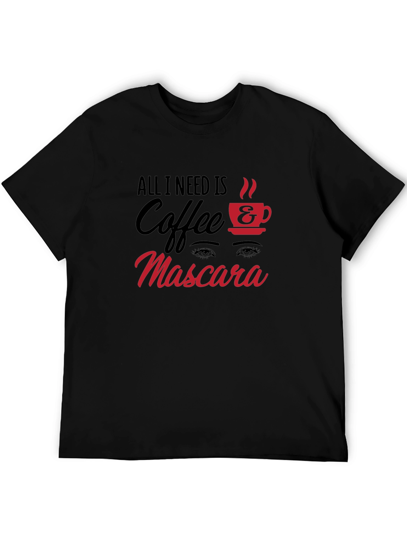 Coffee and Mascara Graphic T-Shirt