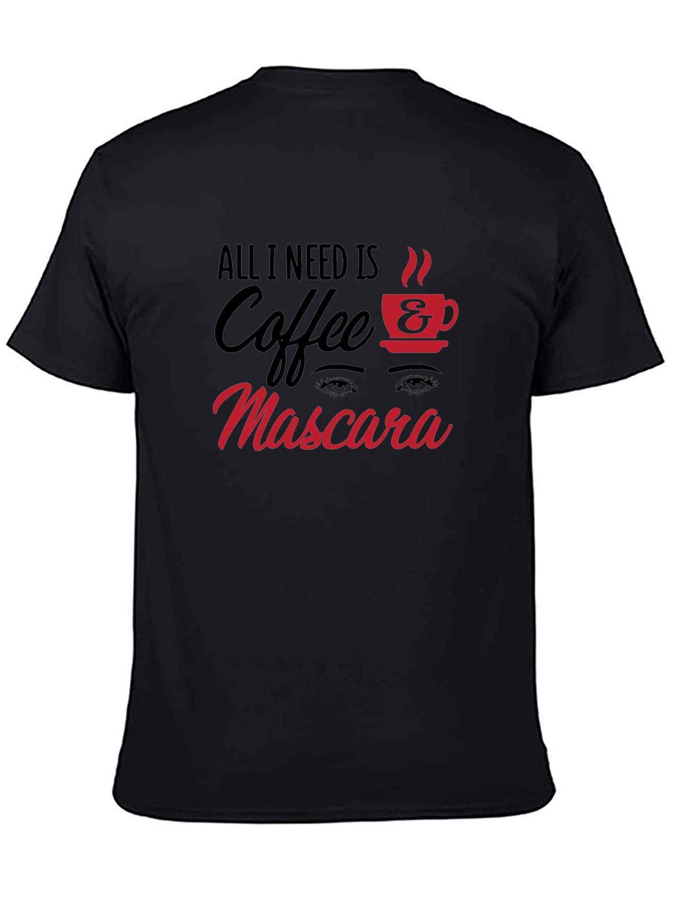Coffee and Mascara Graphic T-Shirt