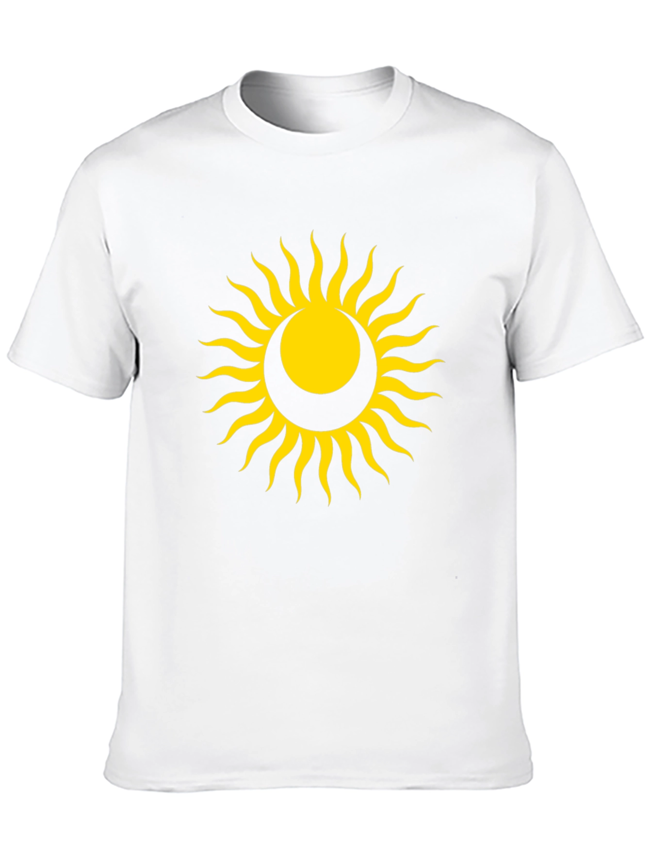 Sun and Moon Graphic Tee - Unisex Black T-Shirt