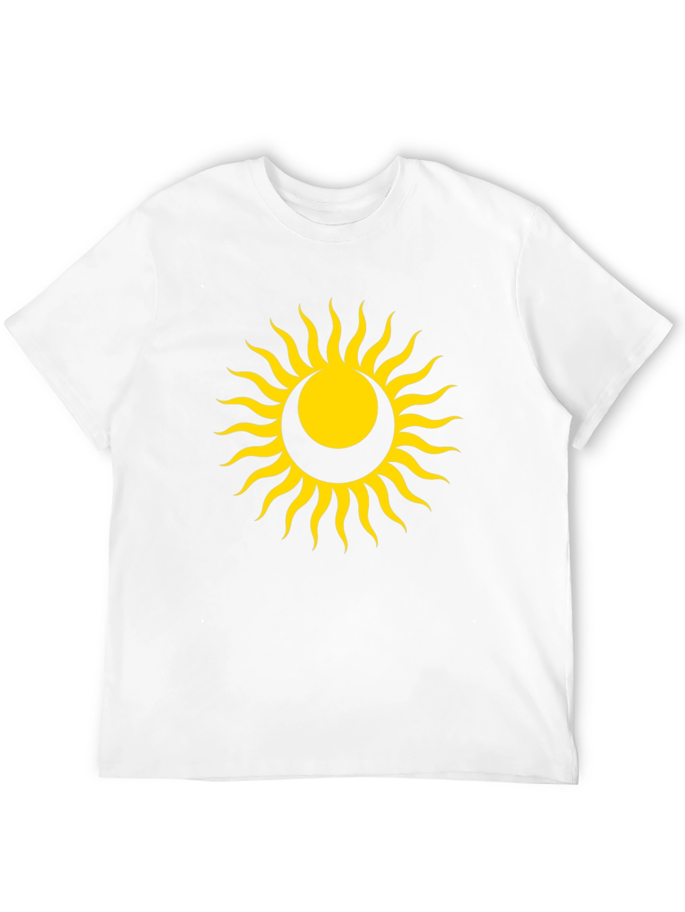 Sun and Moon Graphic Tee - Unisex Black T-Shirt