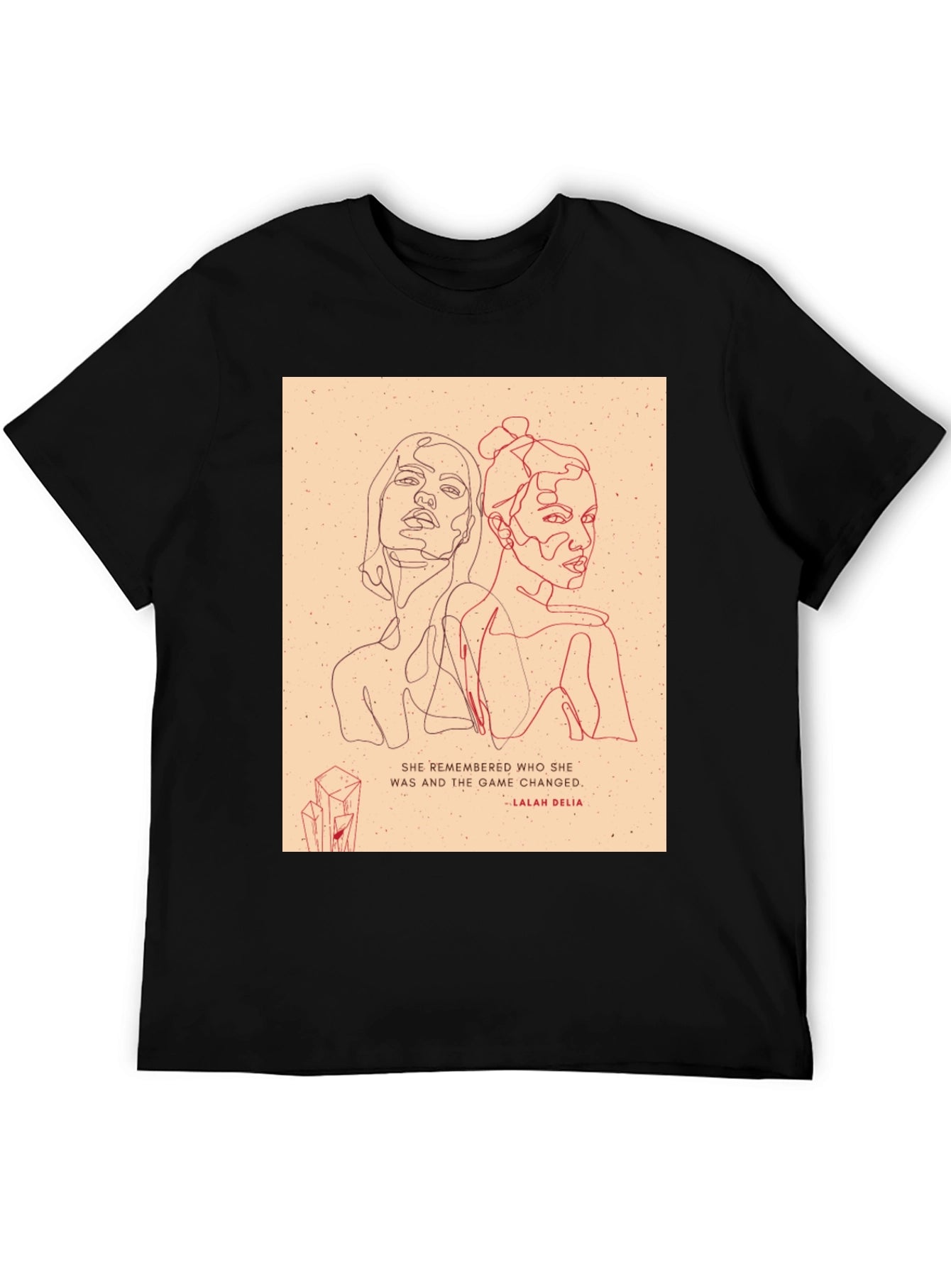 Empowered Women Graphic Tee - Unisex Black T-Shirt