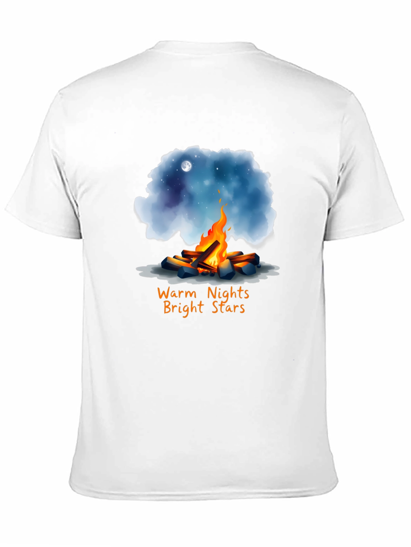 Warm Nights Bright Stars Graphic T-Shirt