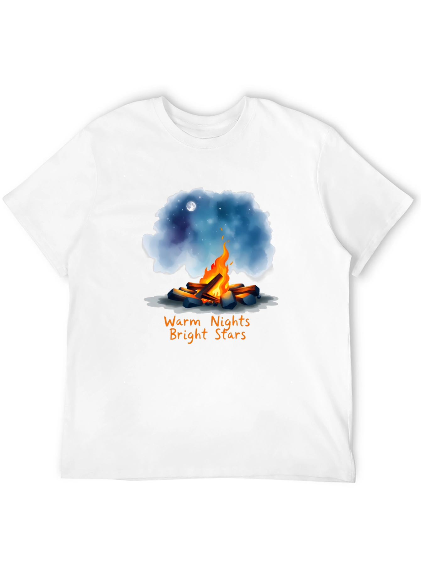 Warm Nights Bright Stars Graphic T-Shirt