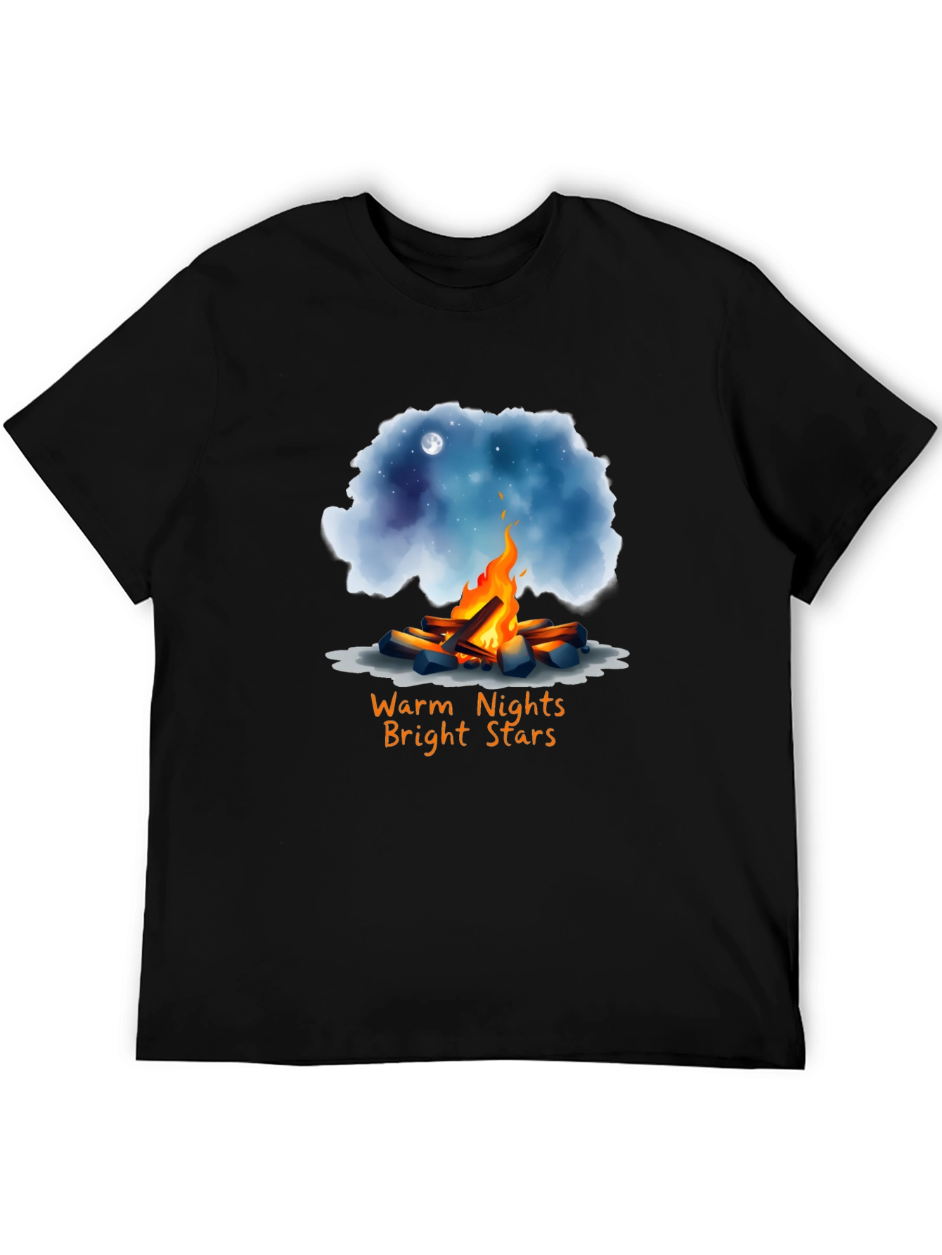 Warm Nights Bright Stars Graphic T-Shirt