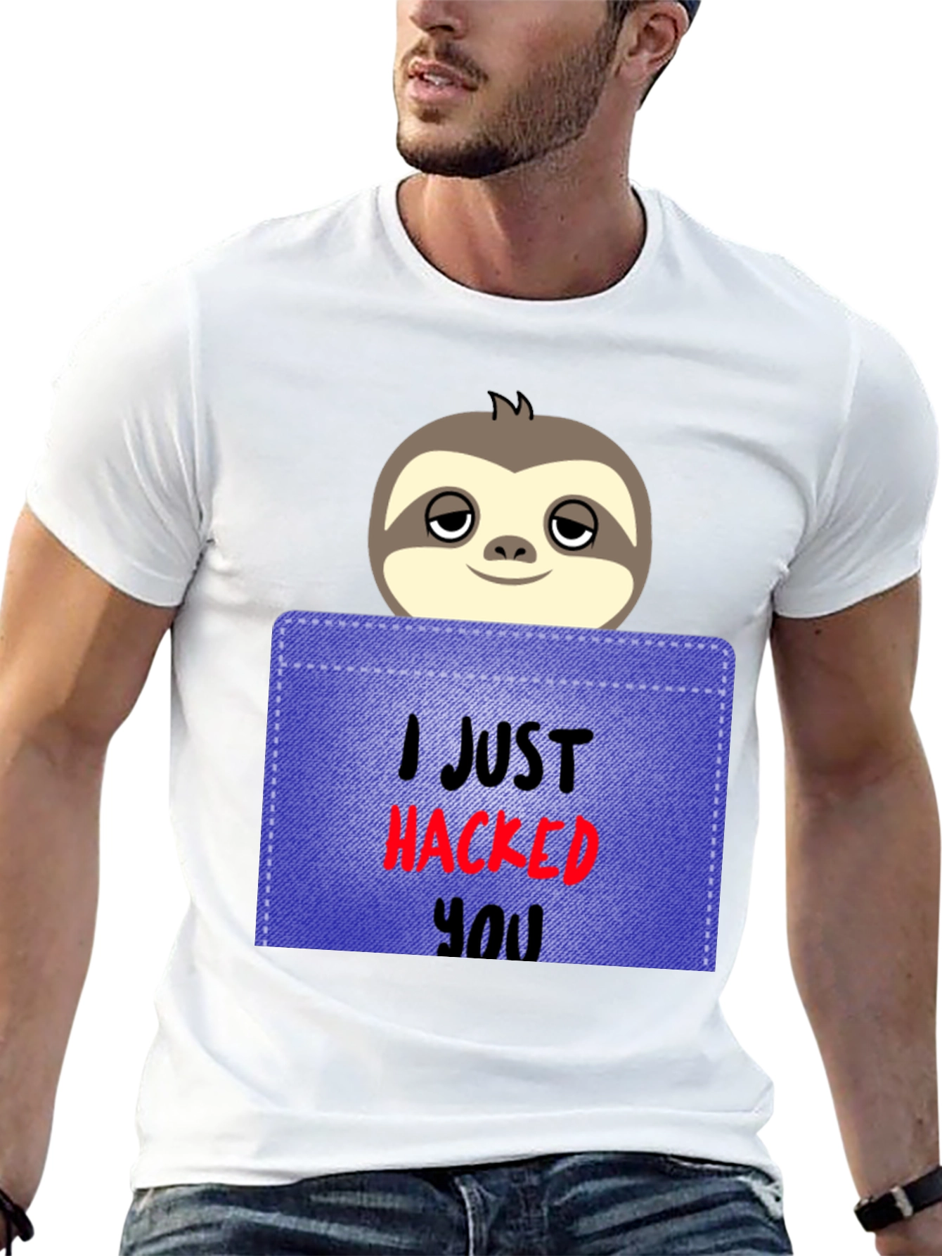 I Just Hacked You Sloth Graphic Tee