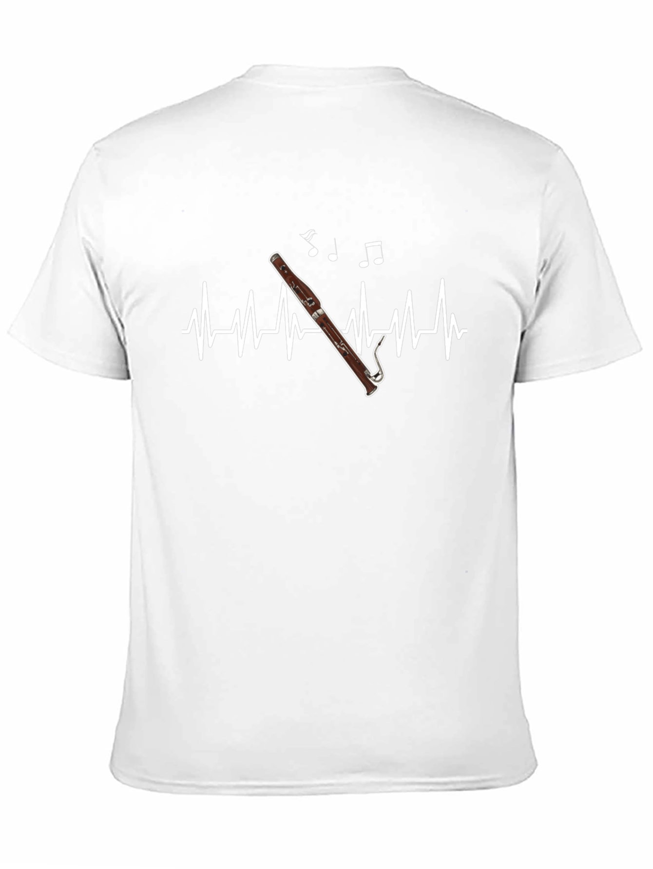 Bassoon Heartbeat T-Shirt - Music Lover Tee