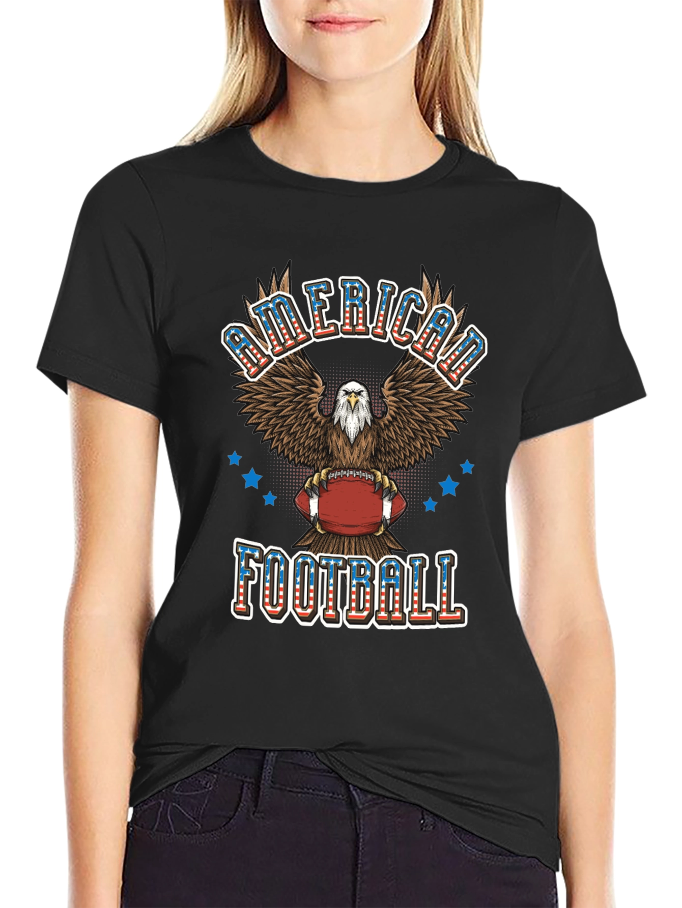 American Football Eagle Graphic Tee