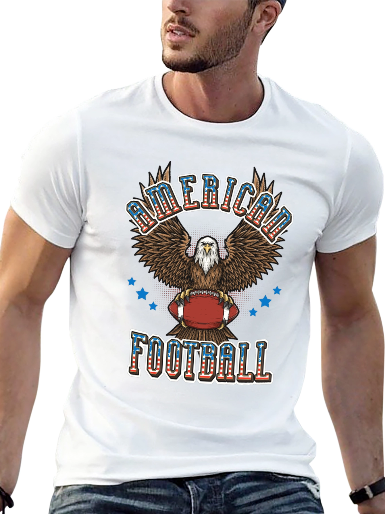 American Football Eagle Graphic Tee