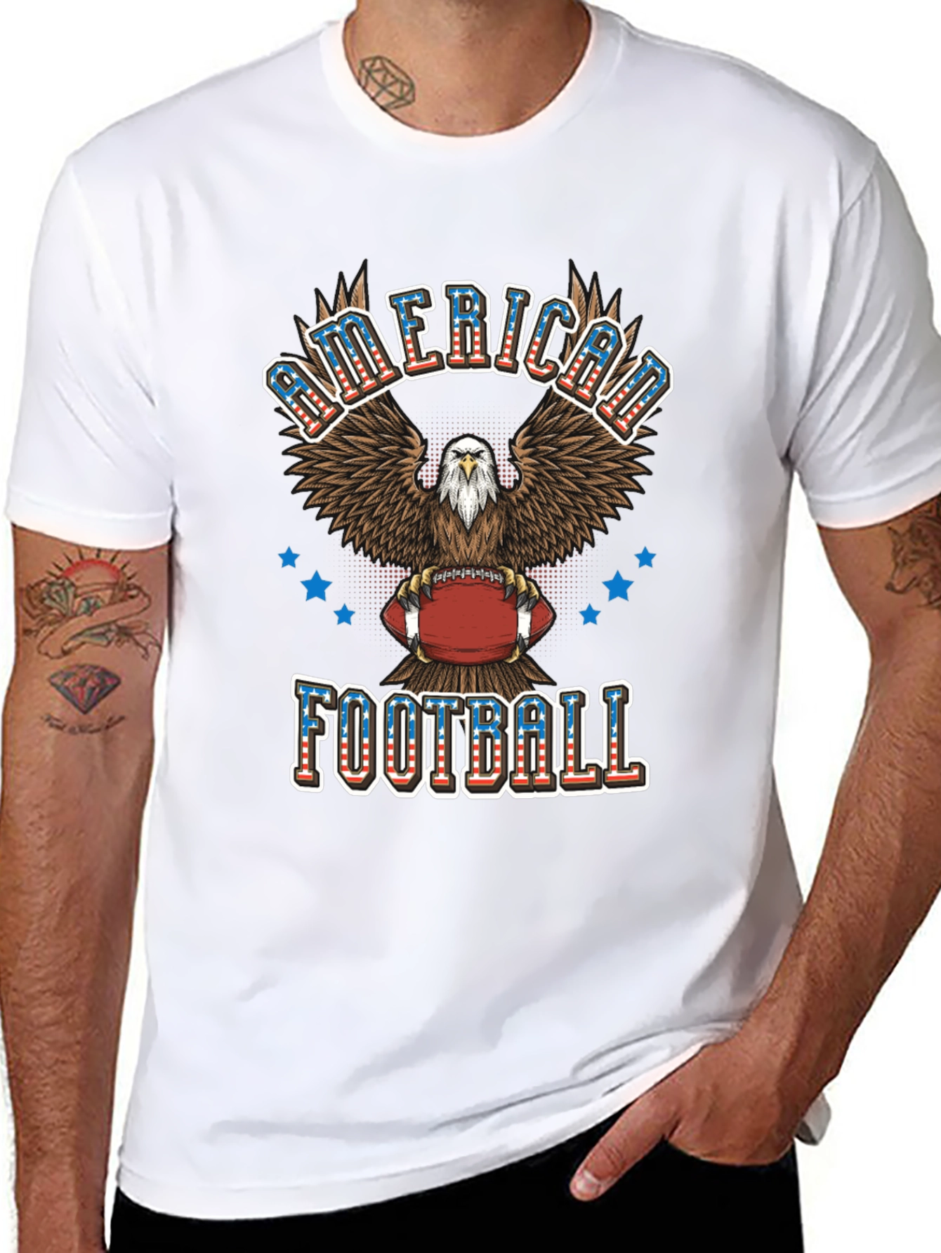American Football Eagle Graphic Tee