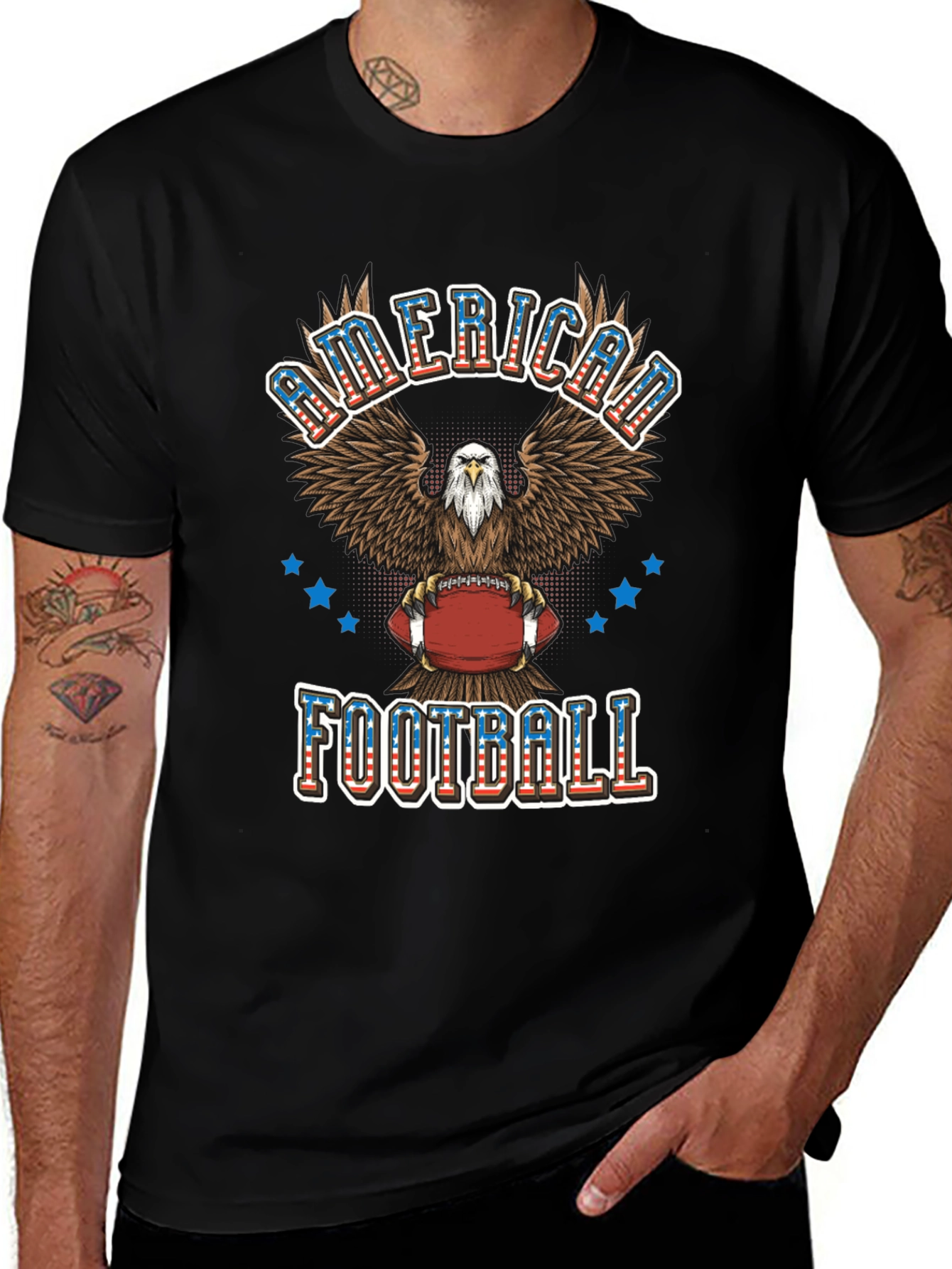 American Football Eagle Graphic Tee