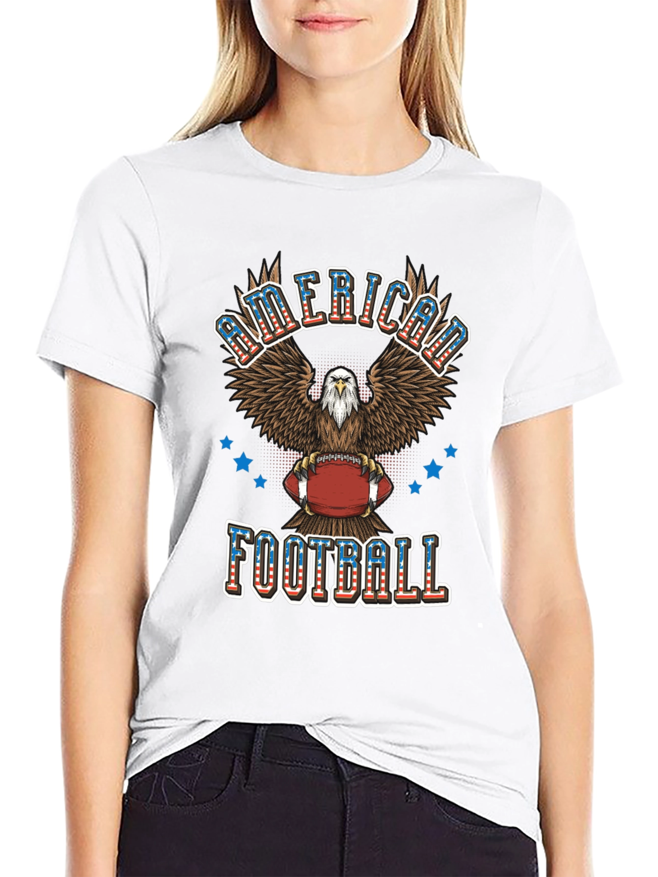 American Football Eagle Graphic Tee