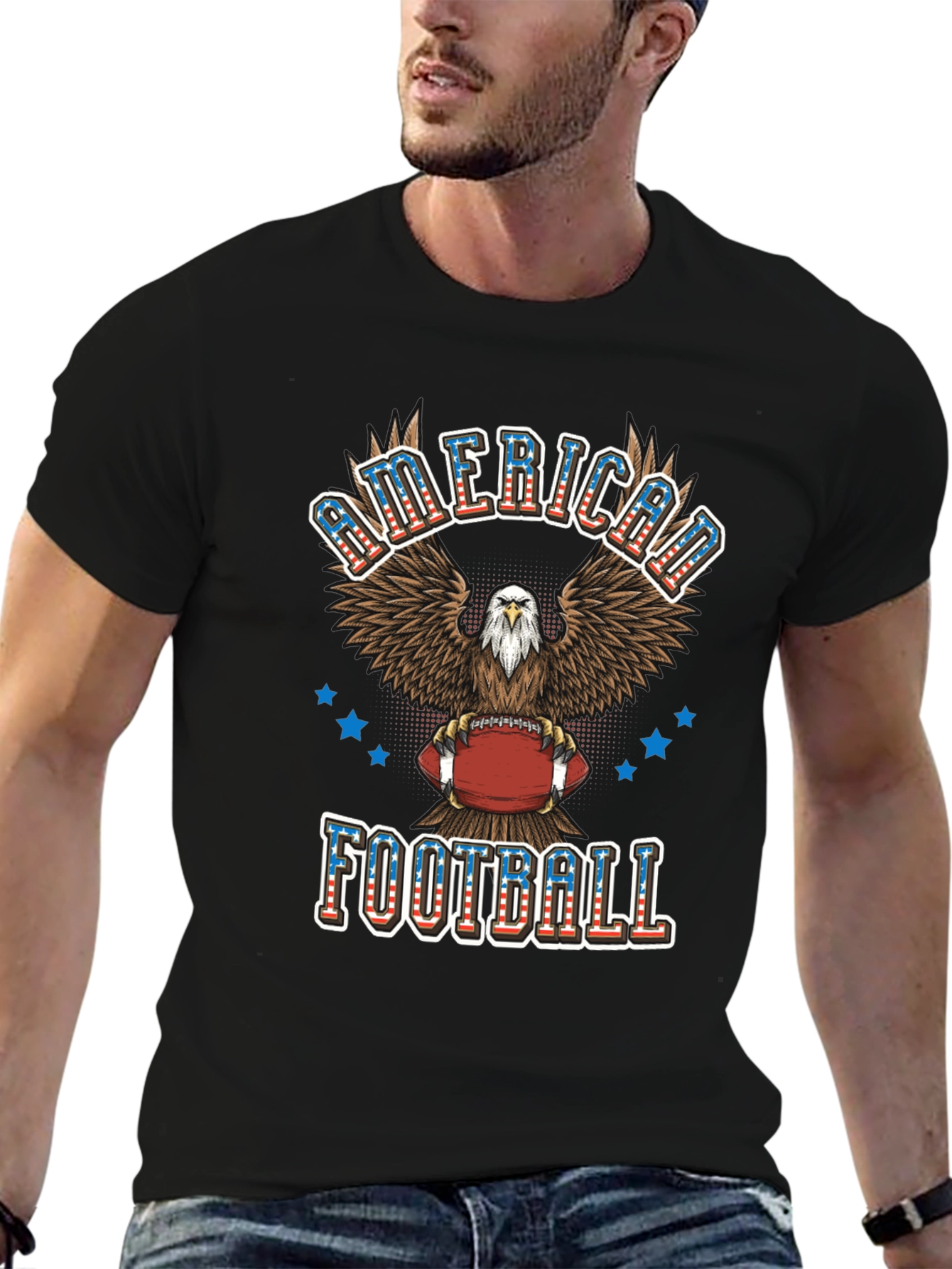 American Football Eagle Graphic Tee