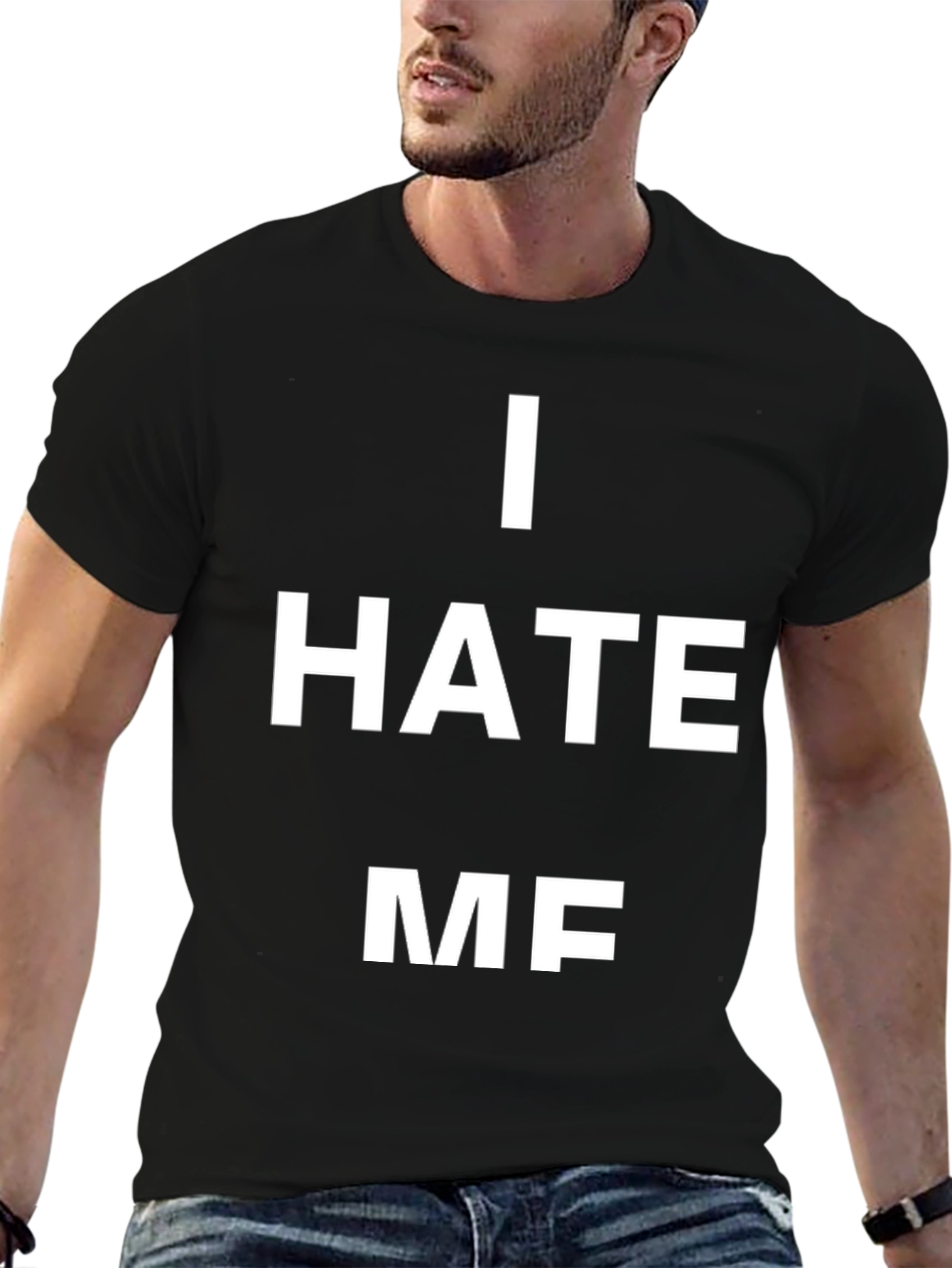 I HATE ME Graphic T-Shirt - Bold Statement Tee