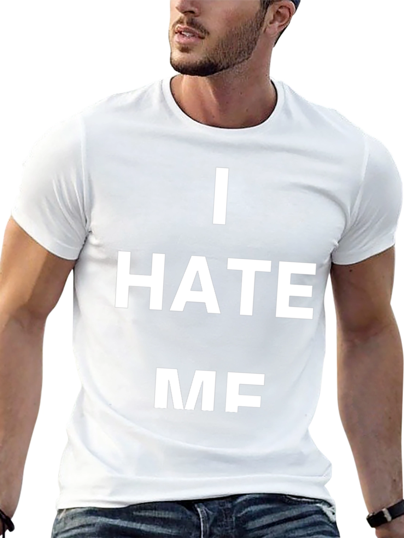I HATE ME Graphic T-Shirt - Bold Statement Tee