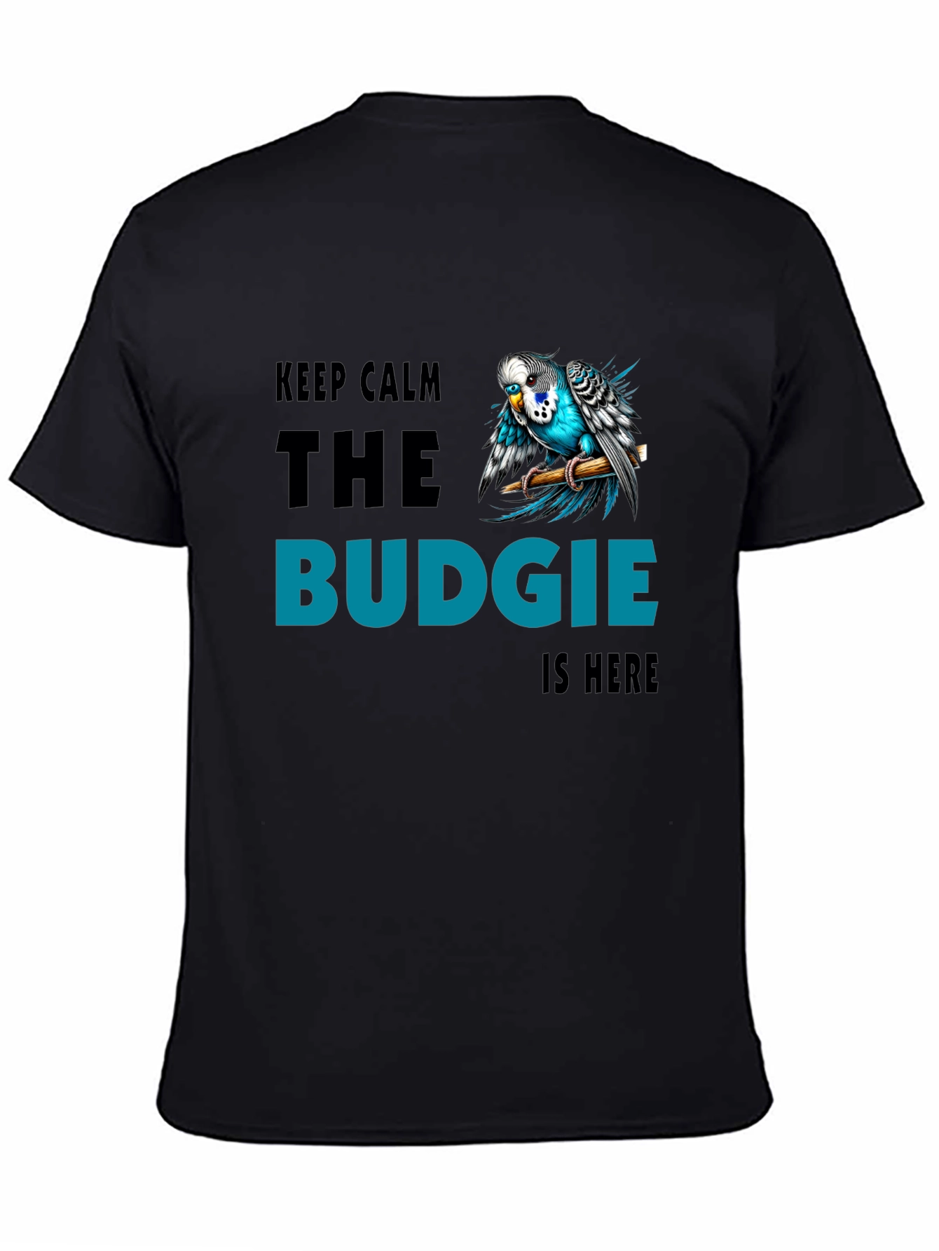 Keep Calm Budgie T-Shirt - Bird Lover Tee