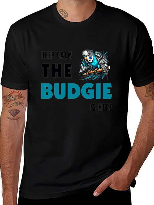 Keep Calm Budgie T-Shirt - Bird Lover Tee