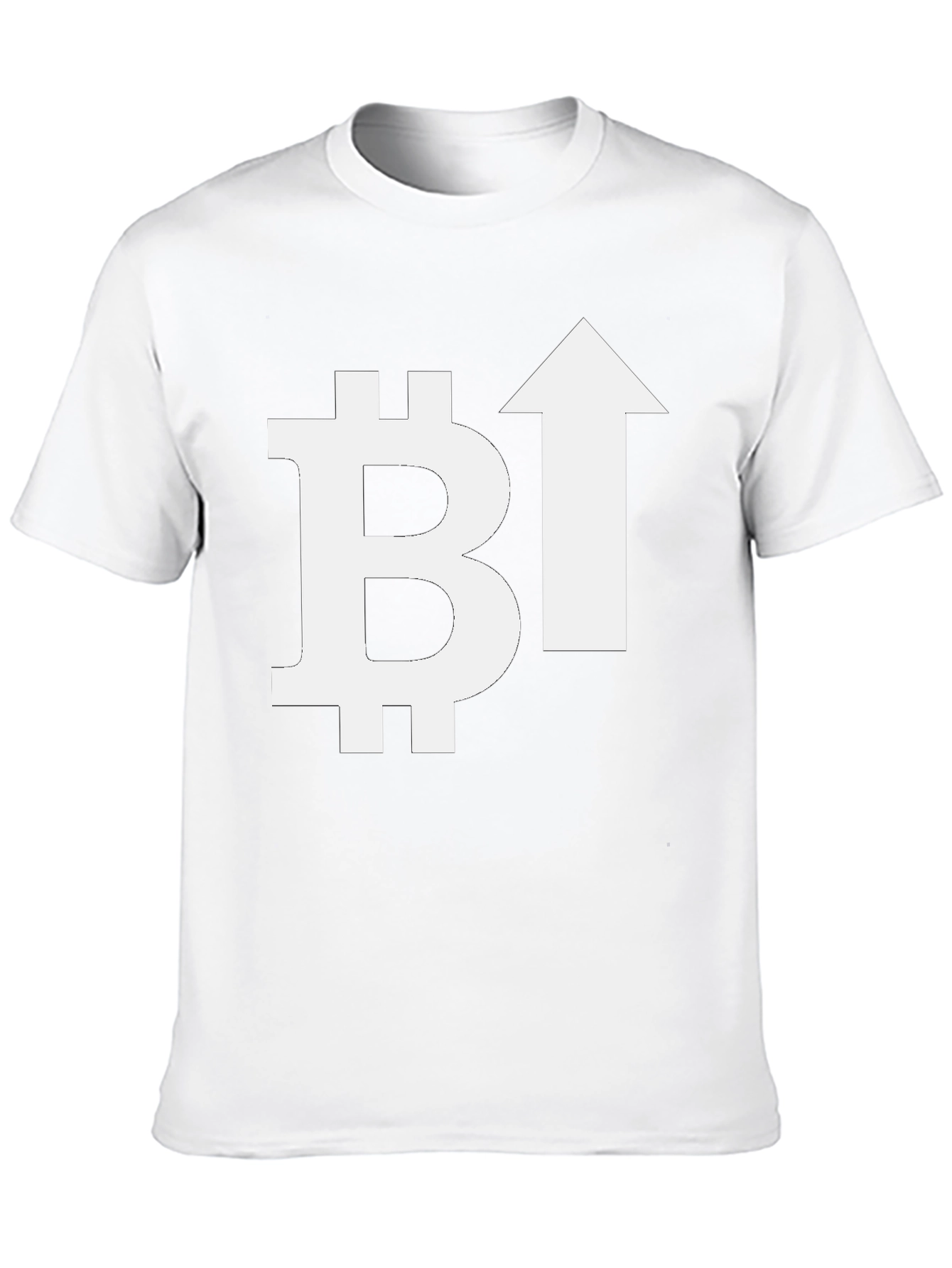 Bitcoin Crypto Upward Trend Graphic T-Shirt
