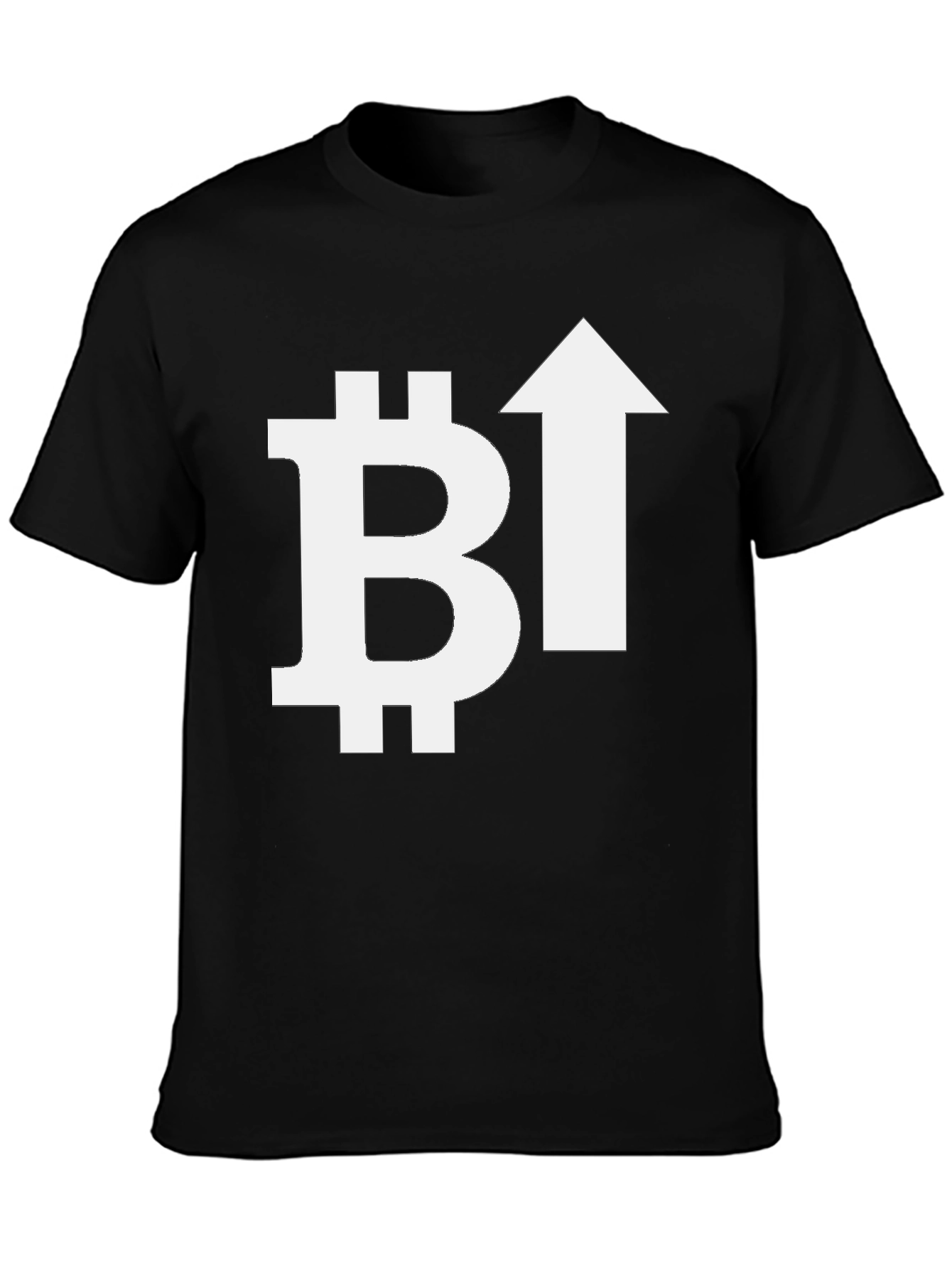Bitcoin Crypto Upward Trend Graphic T-Shirt