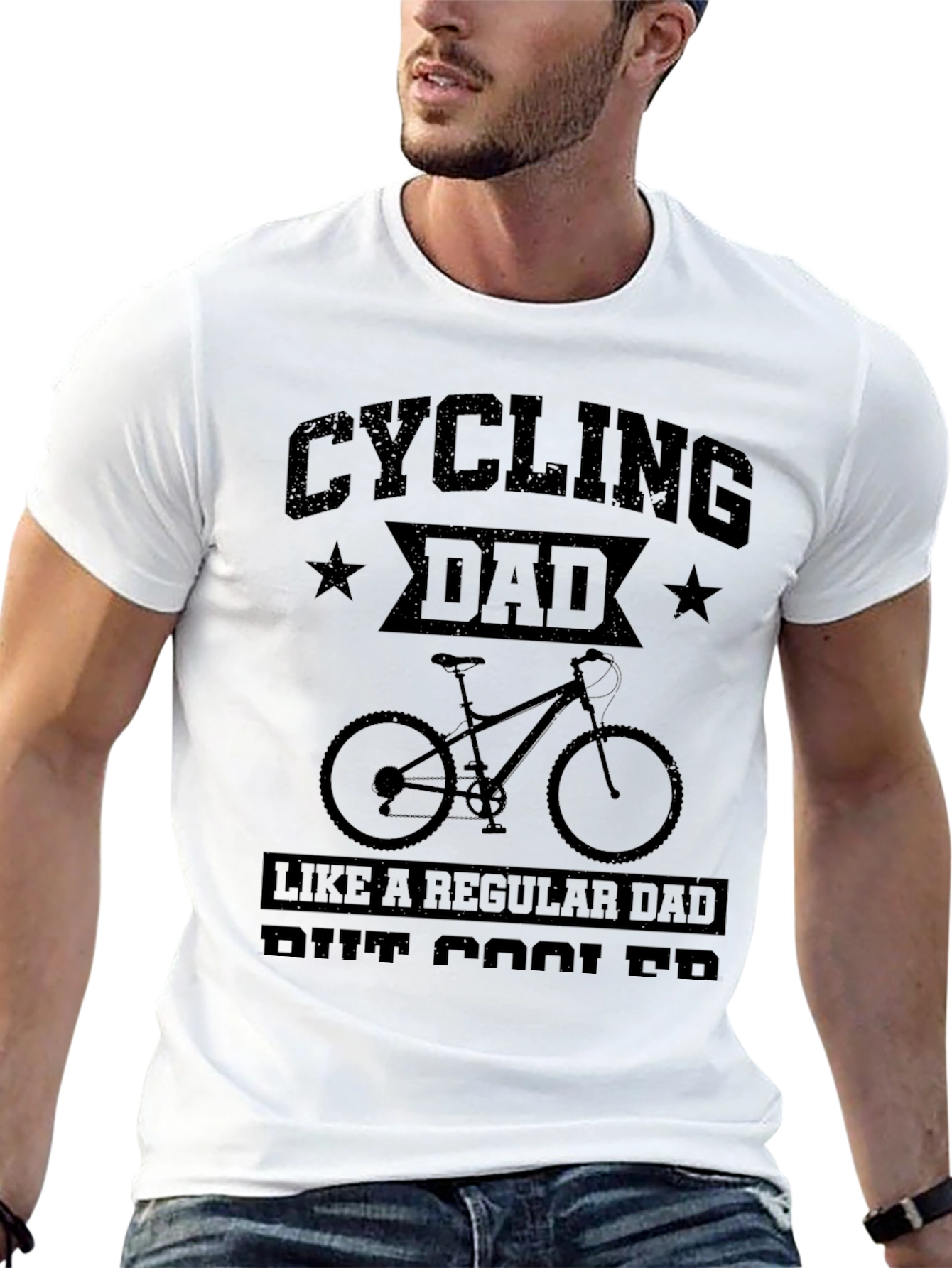 Cycling Dad T-Shirt - Cool Dad Tee