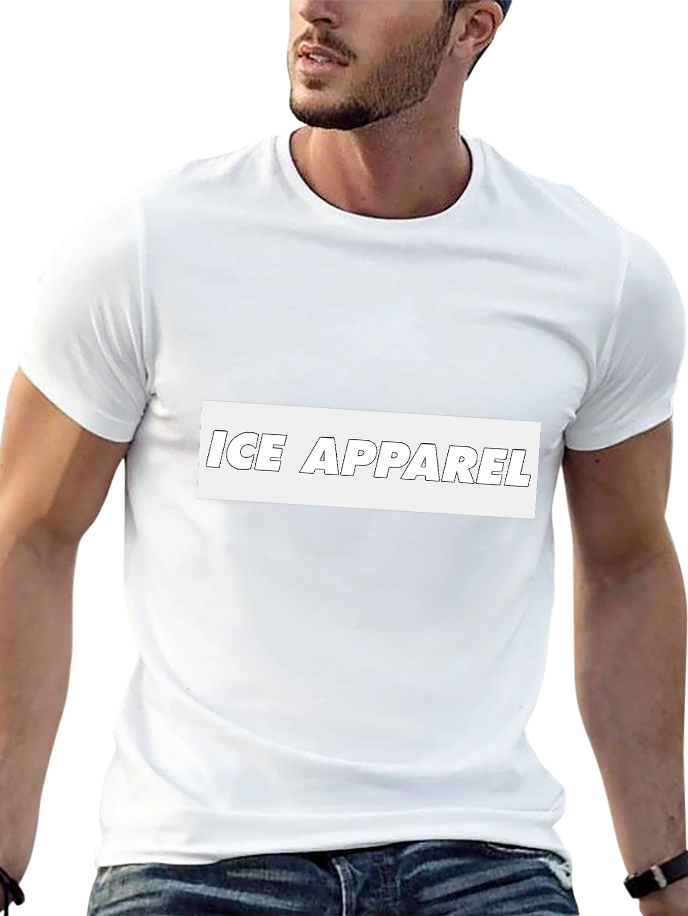 ICE APPAREL Black Graphic Tee