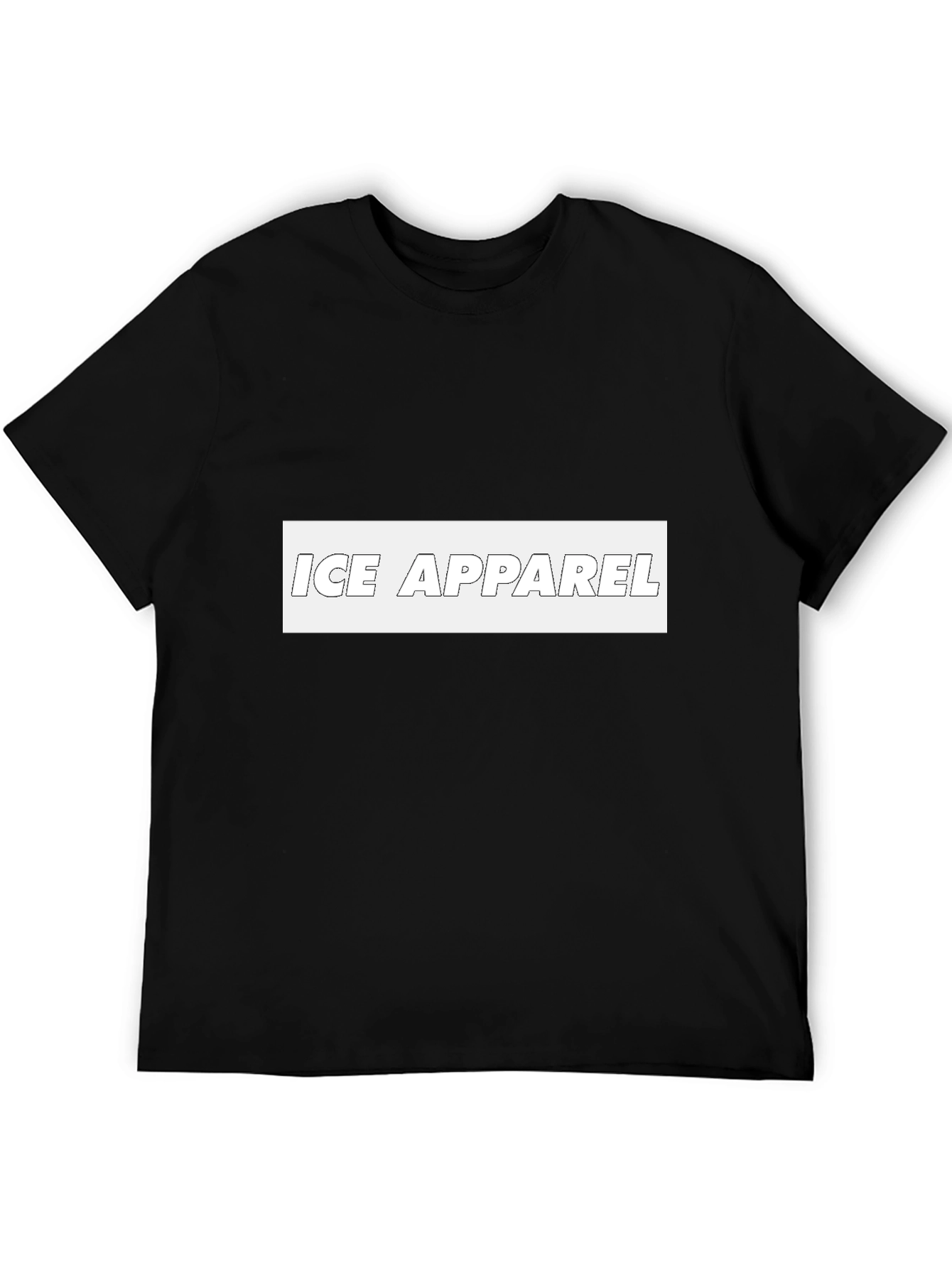 ICE APPAREL Black Graphic Tee