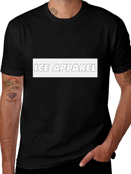ICE APPAREL Black Graphic Tee