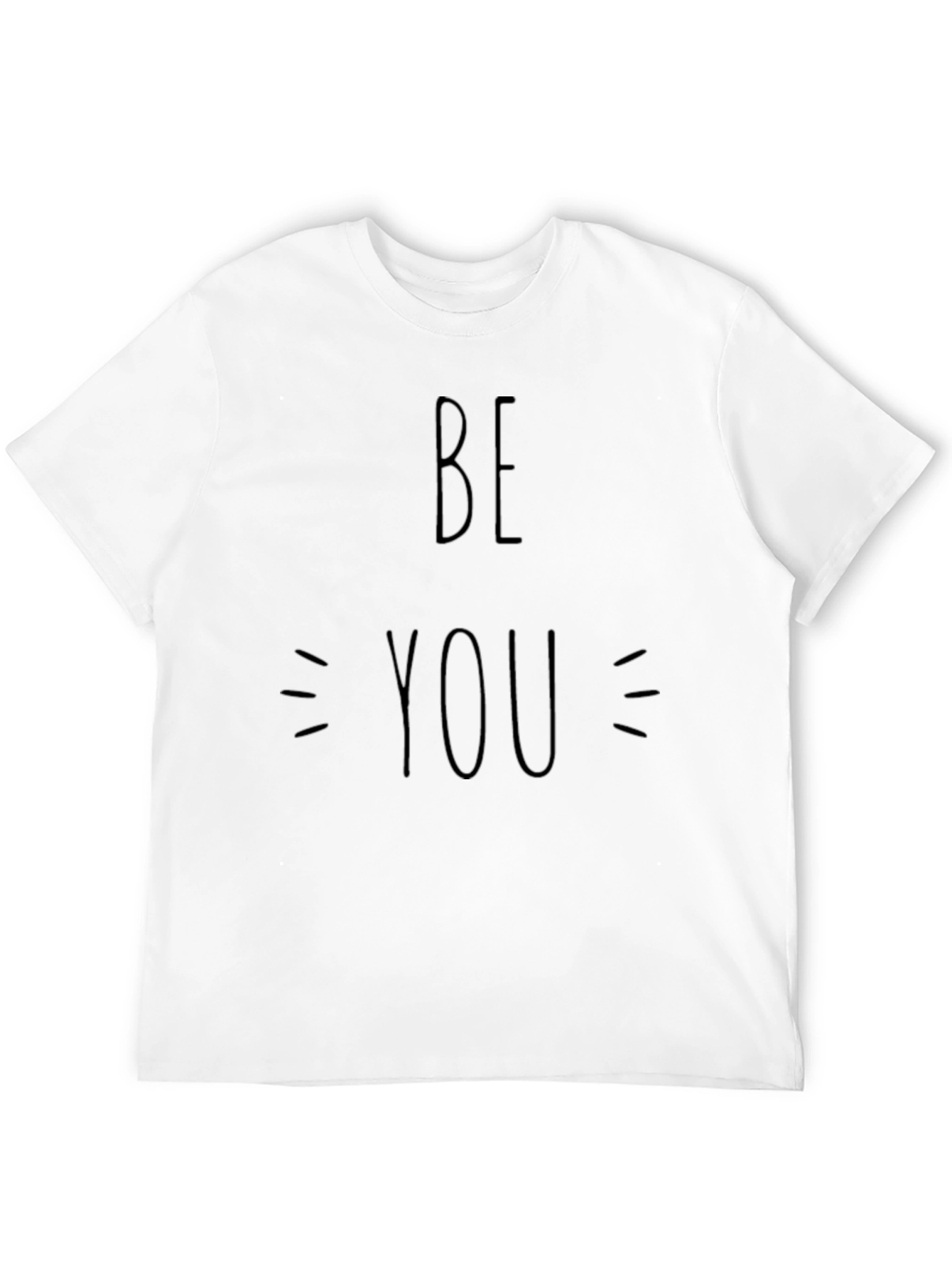 Be You Black T-Shirt - Motivational Graphic Tee