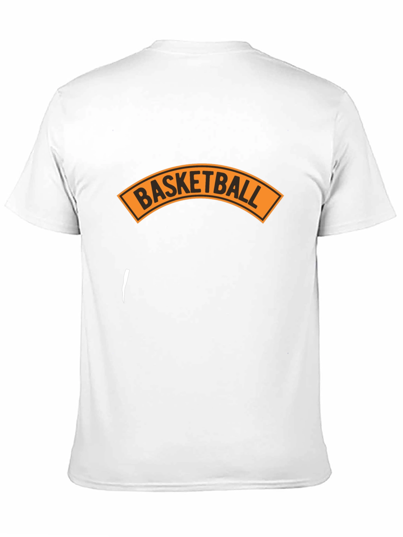 Basketball Graphic Tee - Black Cotton Blend