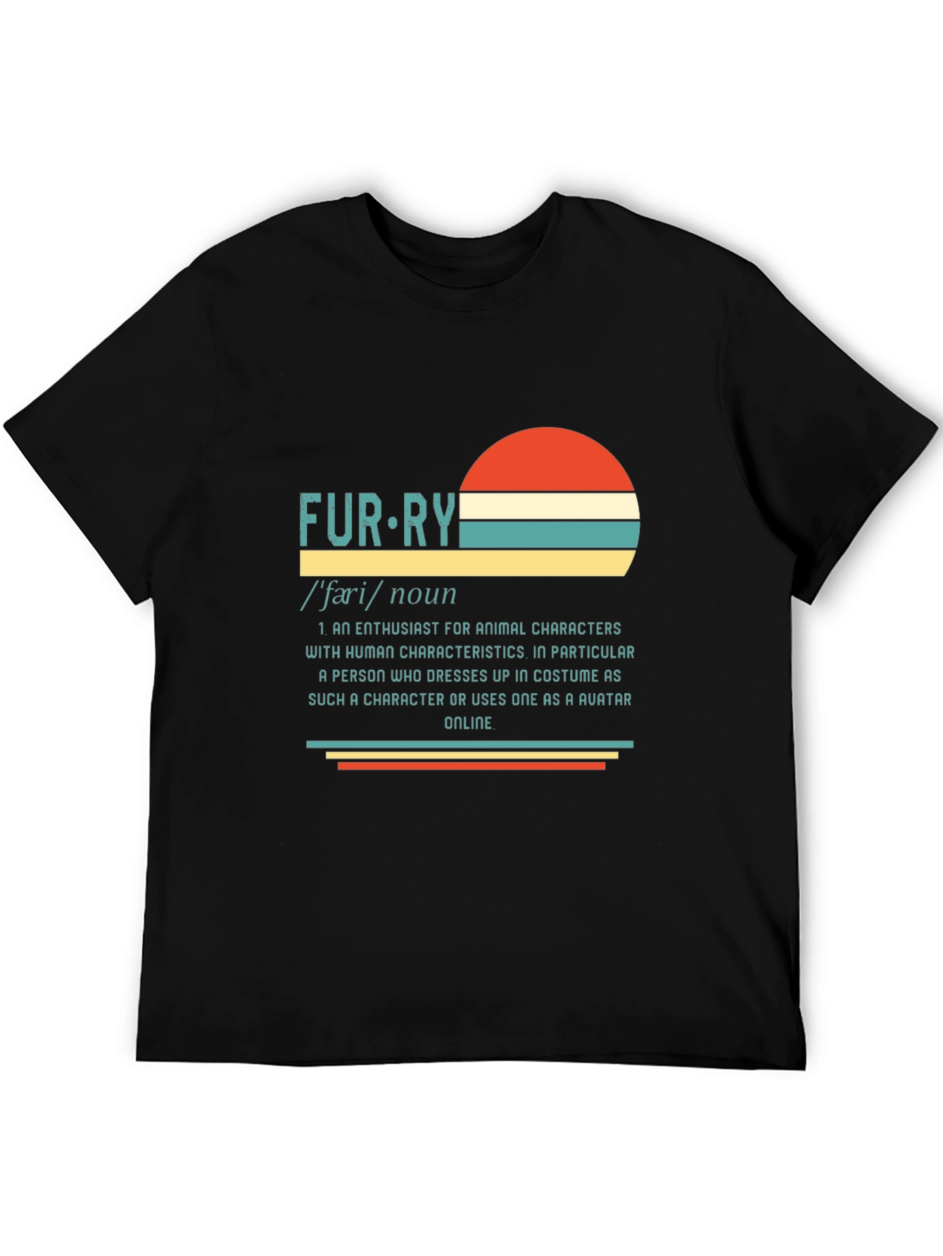 Retro Furry Definition T-Shirt