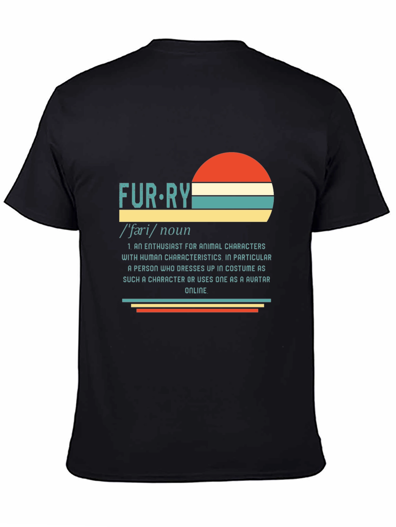 Retro Furry Definition T-Shirt