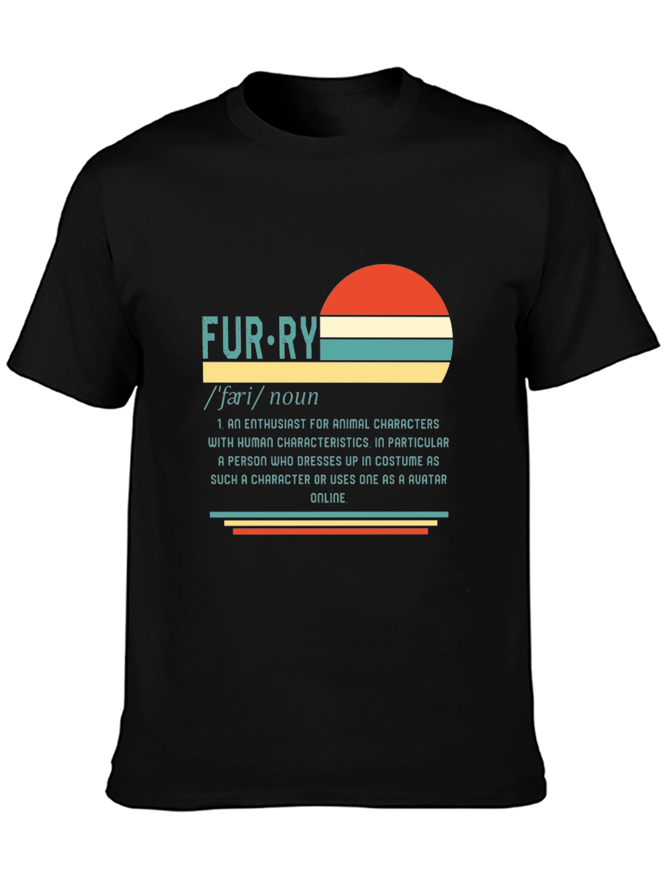 Retro Furry Definition T-Shirt