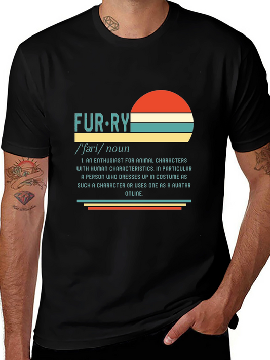 Retro Furry Definition T-Shirt